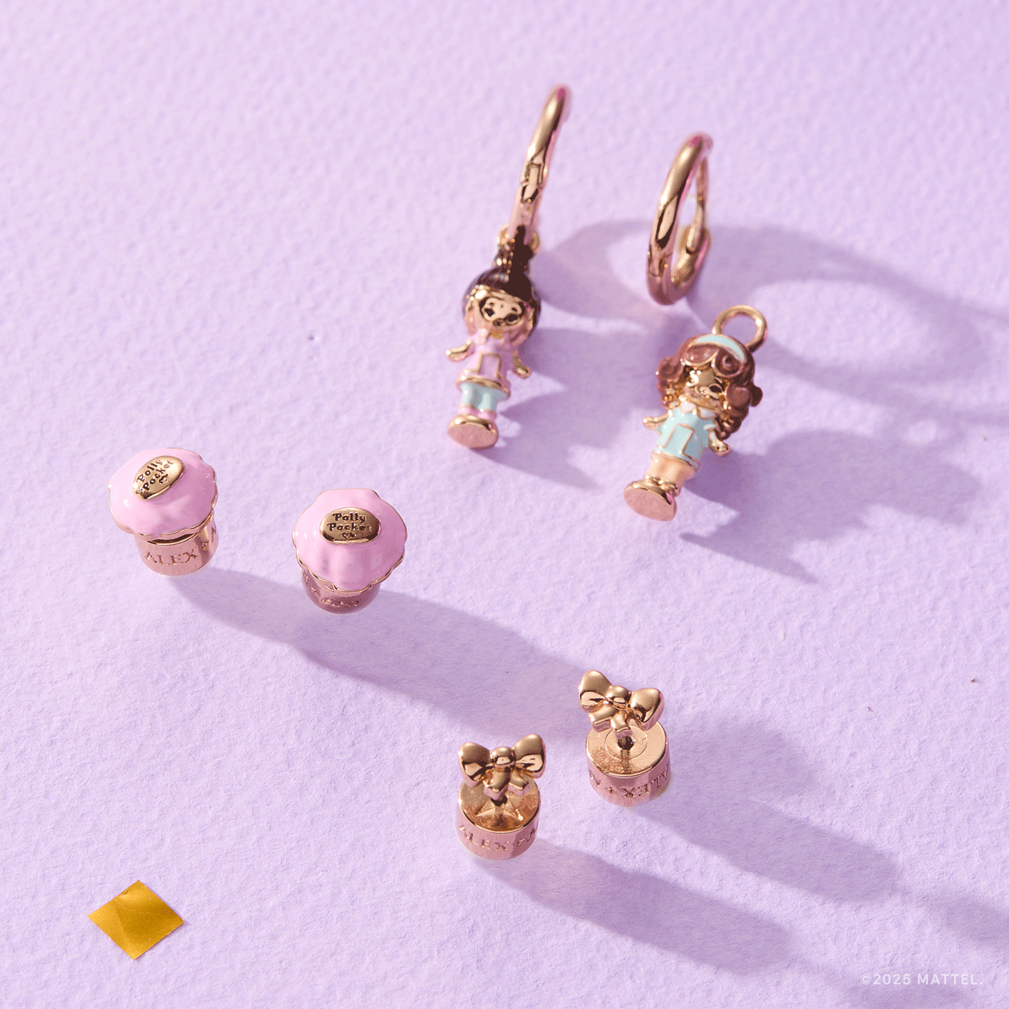 Polly Pocket™ Earring Set Gold