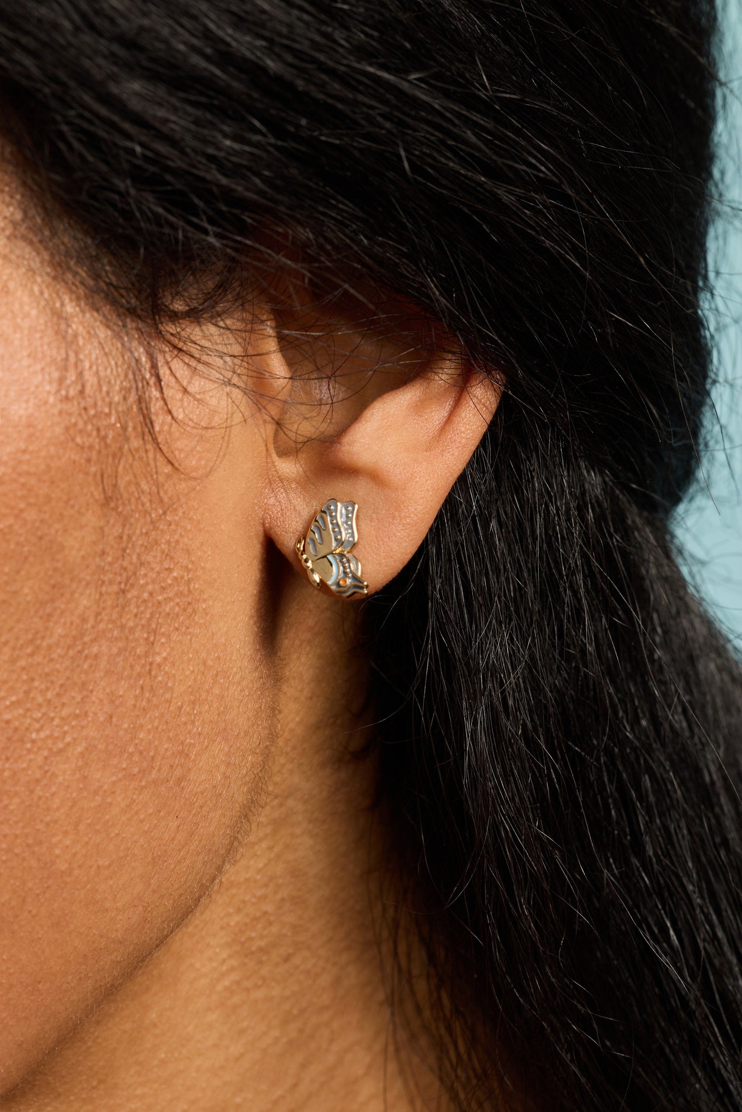 New York Botanical Garden® Butterfly Earring Gold