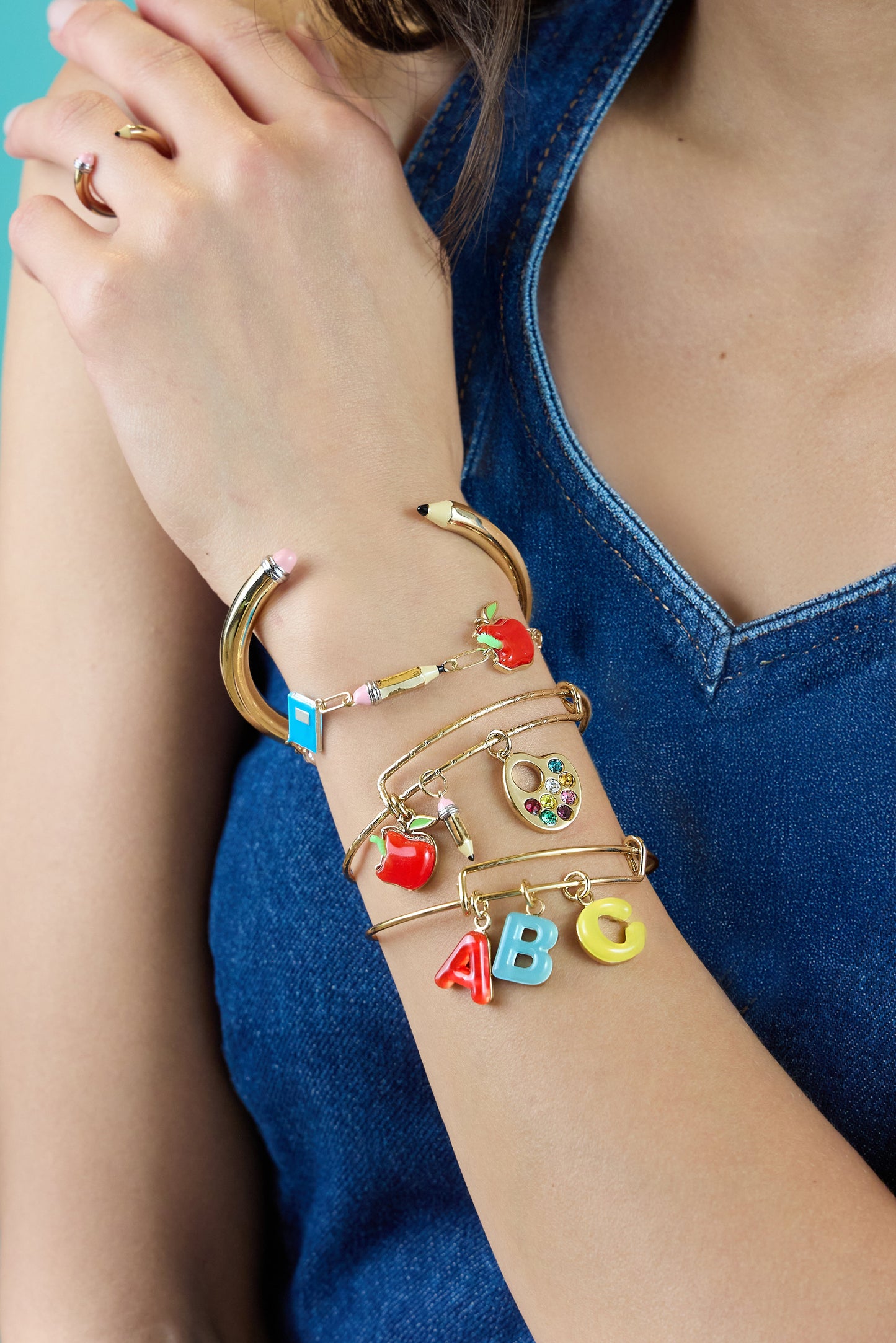 Pencil Cuff Two Tone