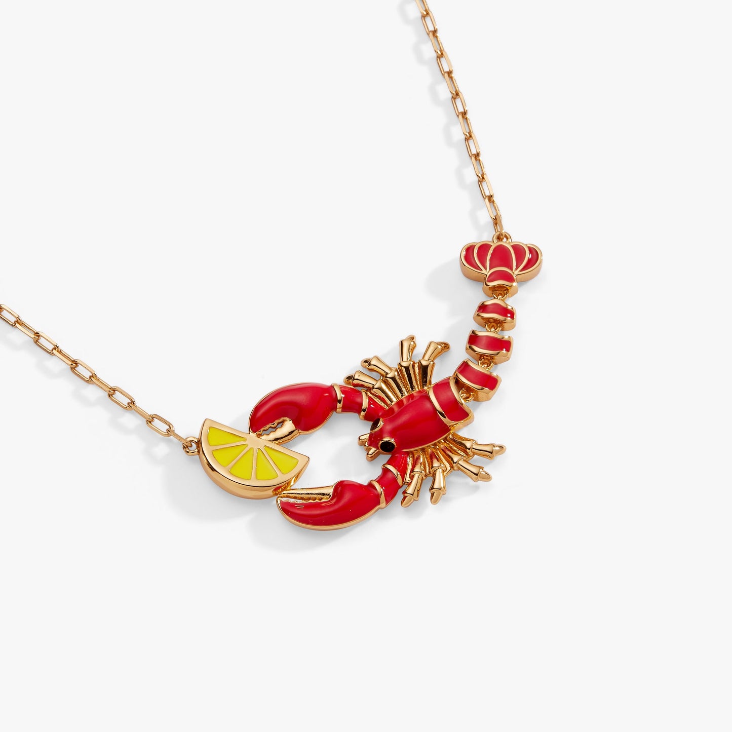 Lobster Boil Necklace Gold