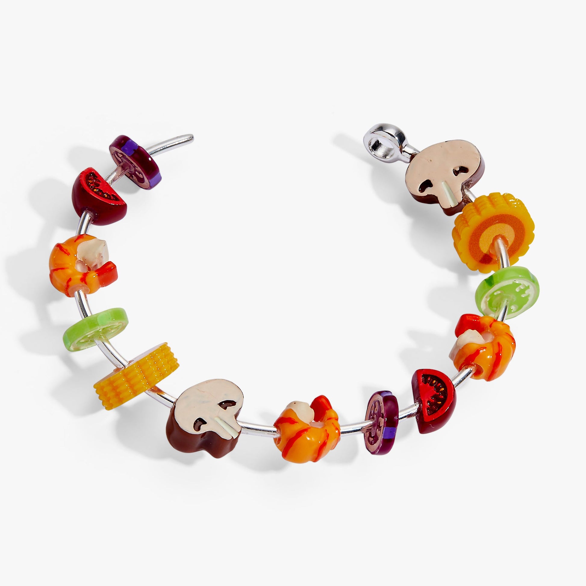 Hot Grill Summer Skewer Cuff Silver