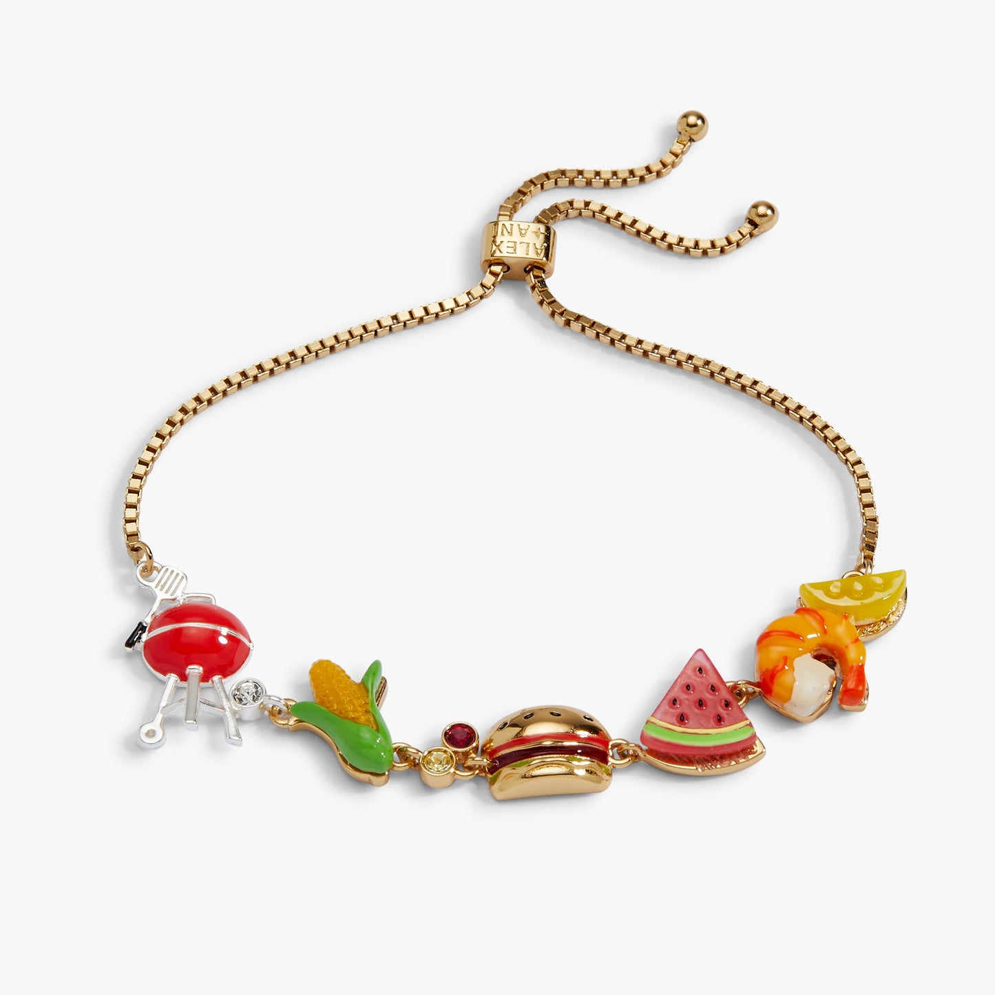 Hot Grill Summer Bolo Bracelet Gold