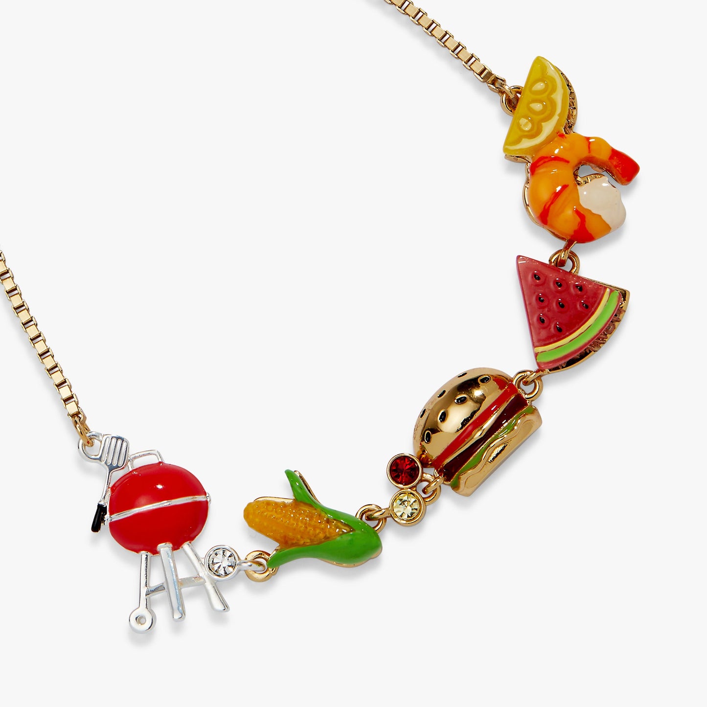 Hot Grill Summer Bolo Bracelet Gold
