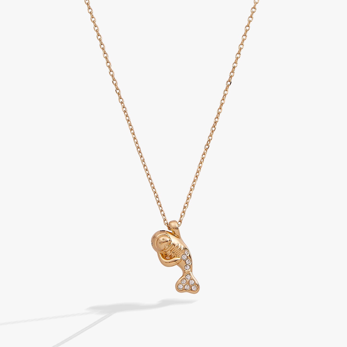 Manatee Pendant Gold