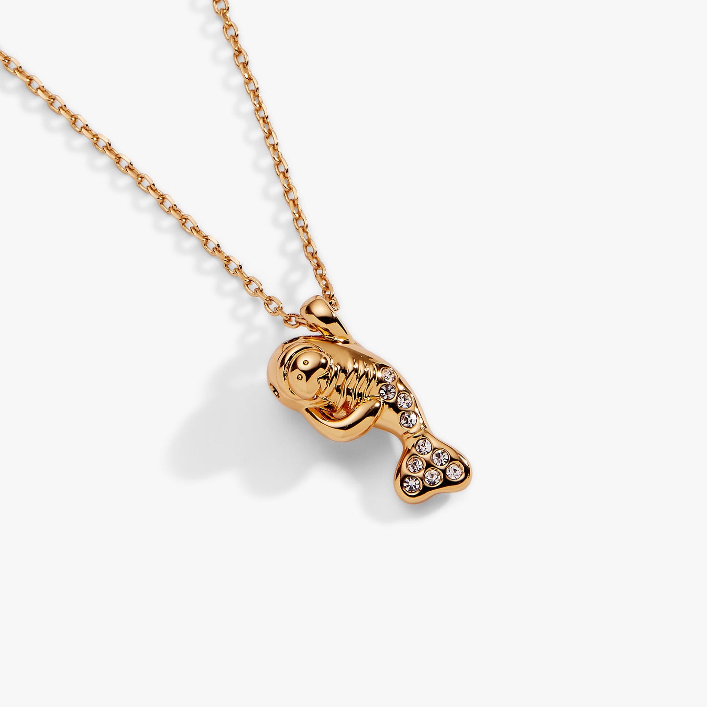 Manatee Pendant Gold