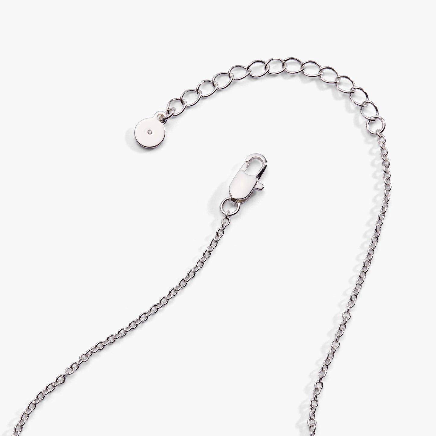 Daisy Inline Necklace Silver