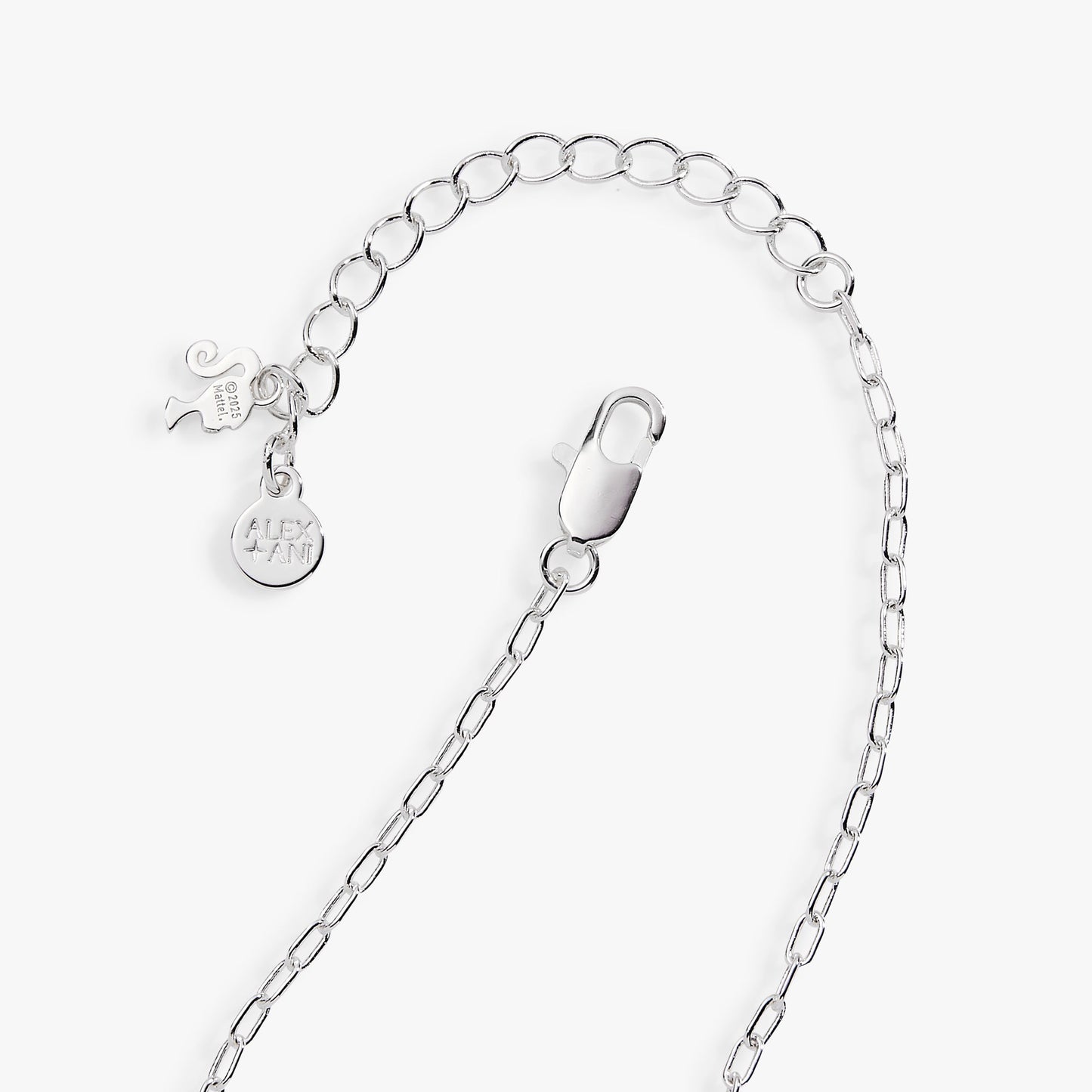 Barbie™ Pickleball Charm Pendant Silver