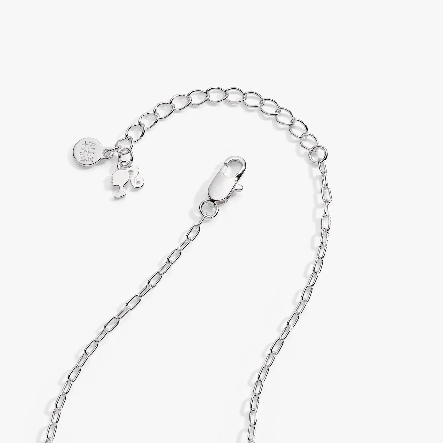 Barbie™ Tennis Charm Pendant Silver