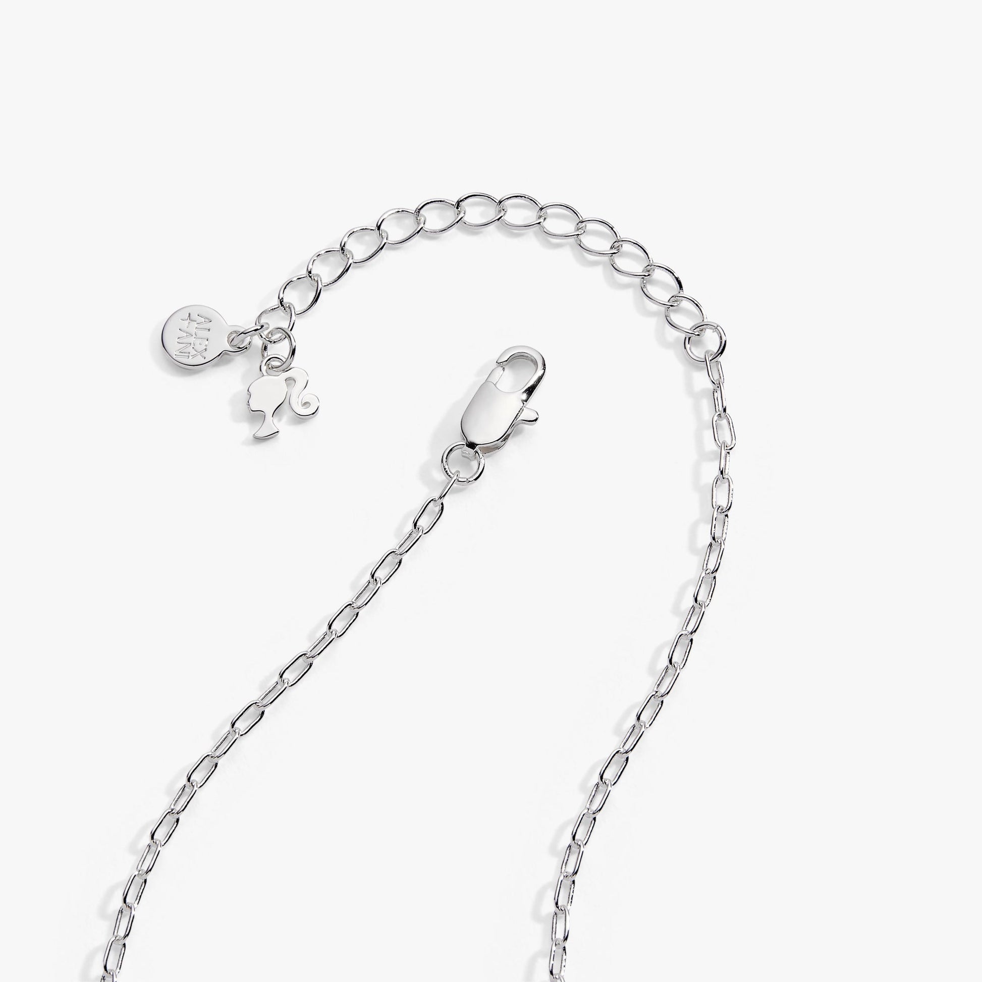 Barbie™ Tennis Charm Pendant Silver