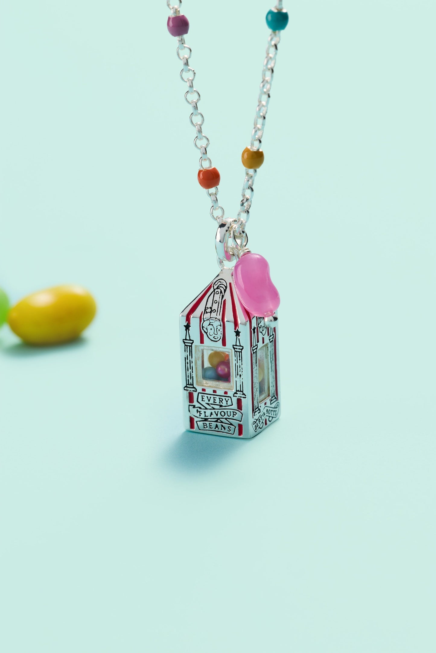 Harry Potter™ Sweet Nostalgia Bertie Bott's Necklace Silver
