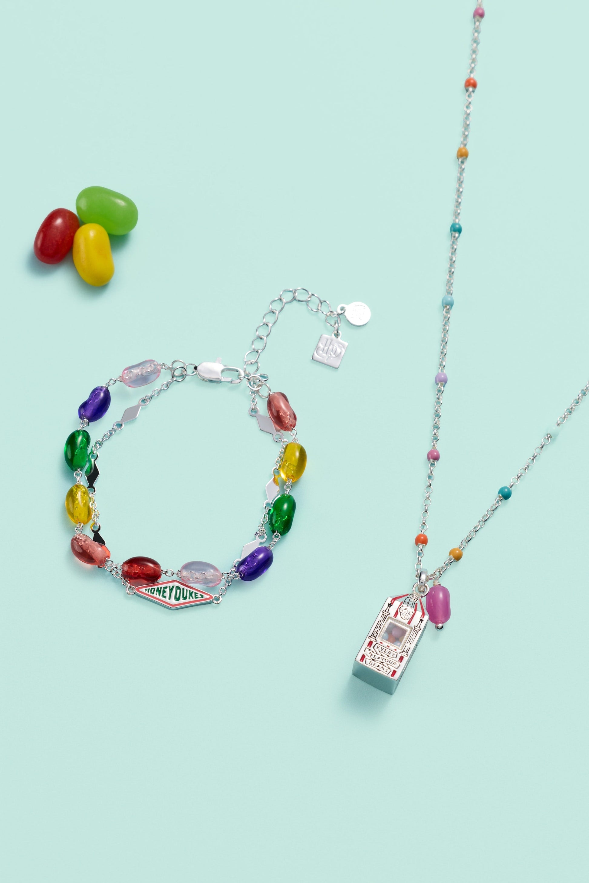Harry Potter™ Sweet Nostalgia Bertie Bott's Necklace Silver