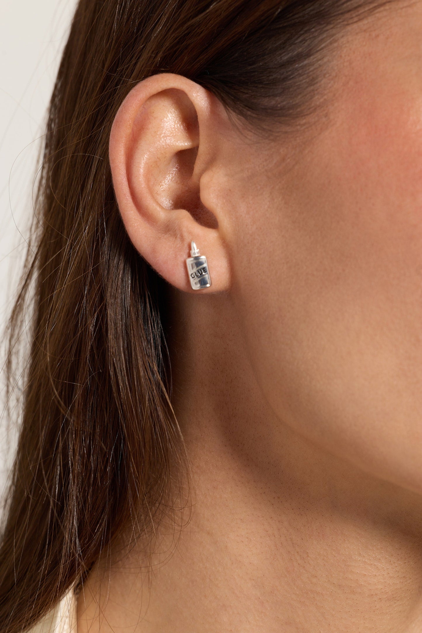 Holding Us All Together' Glue & Stapler Stud Earring Set
    
    
    
       Silver