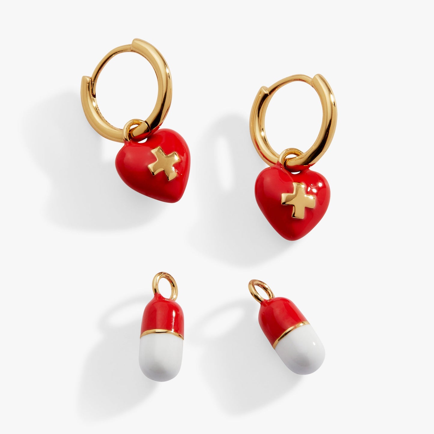 Unsung Hero' Healthcare Earring Set
    
    
    
       Gold