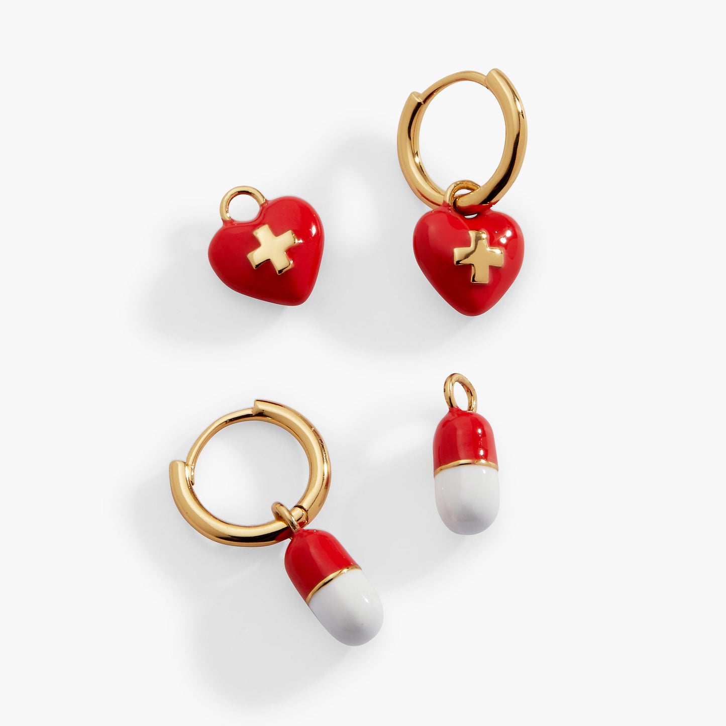 Unsung Hero' Healthcare Earring Set
    
    
    
       Gold