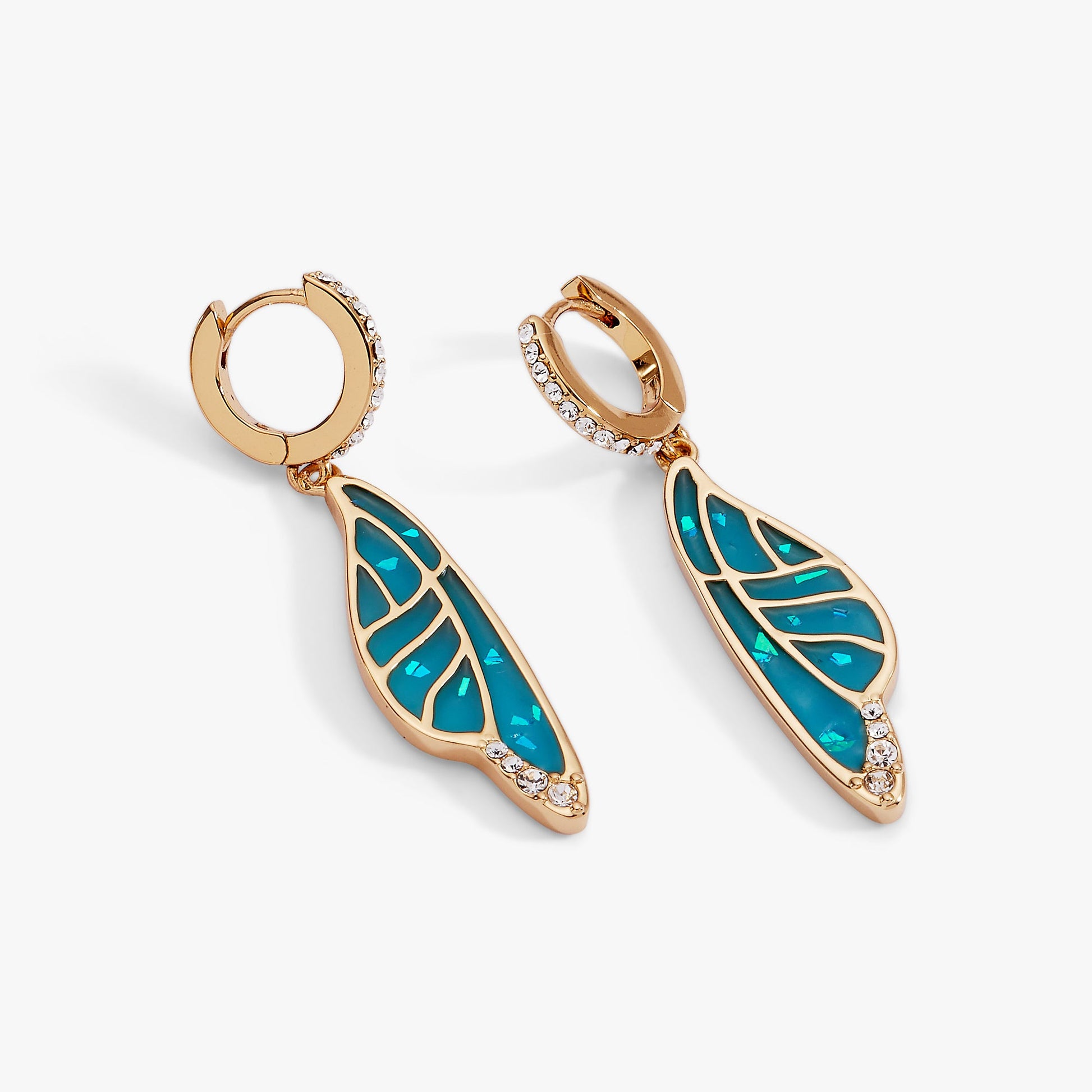 Fae Wings Statement Earring Gold