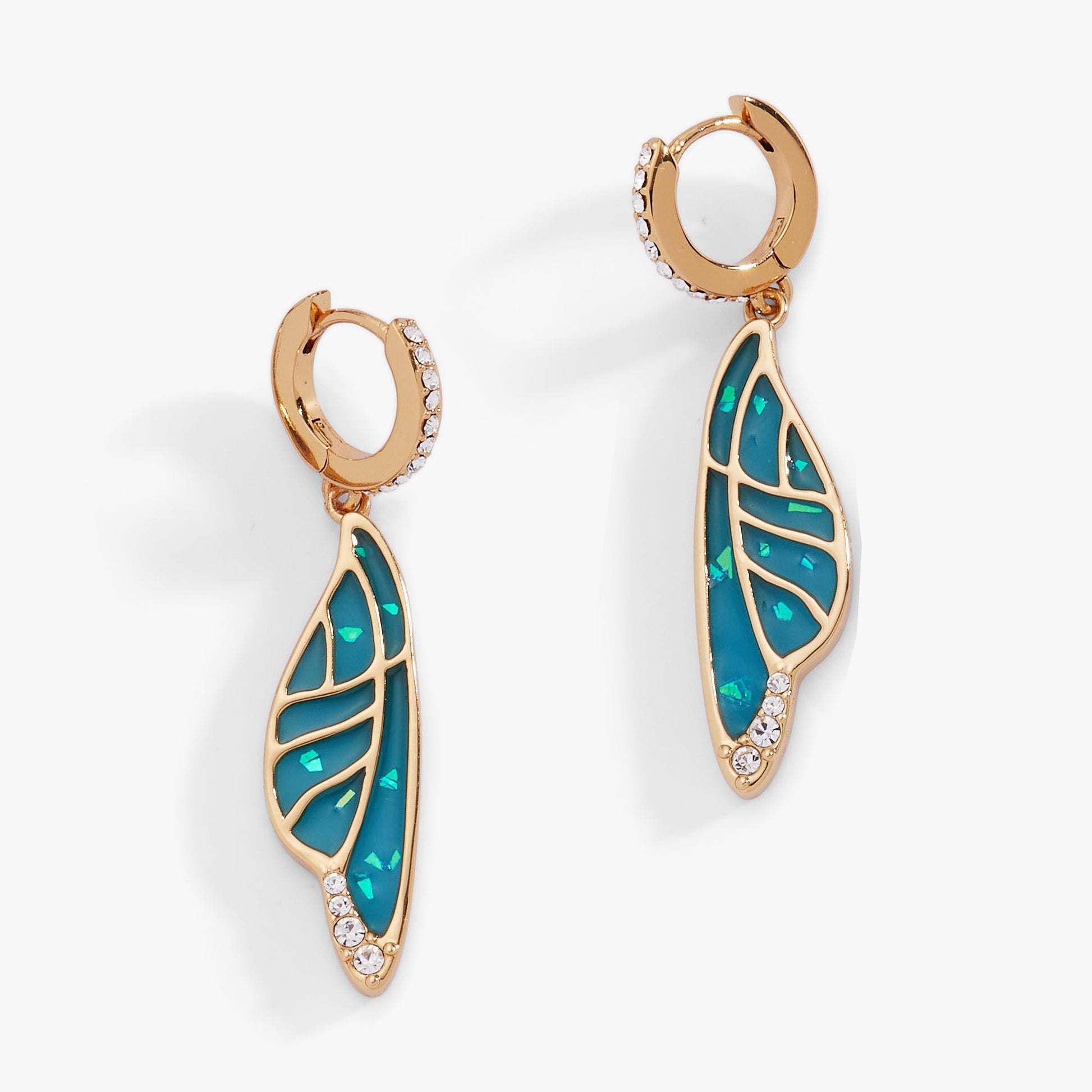 Fae Wings Statement Earring Gold