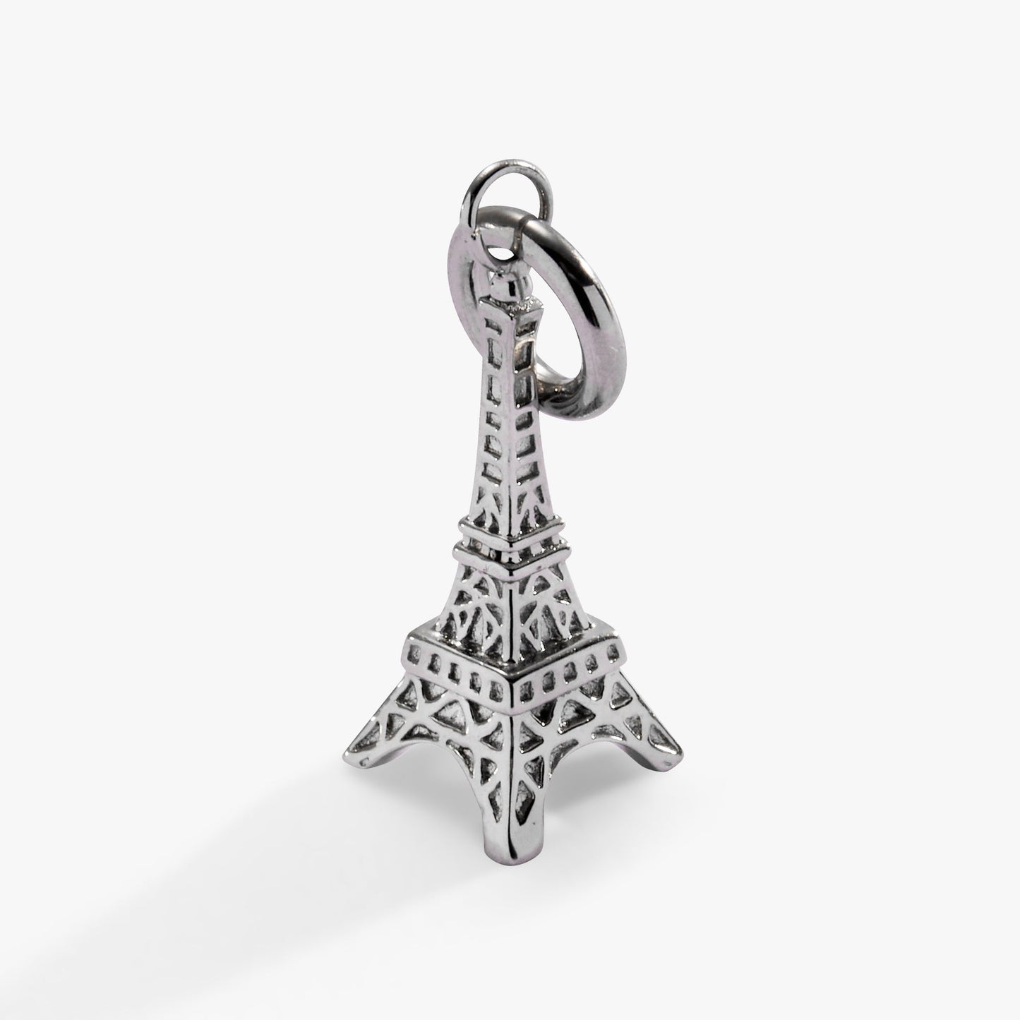 Eiffel Tower Charm Stainless Steel Silver