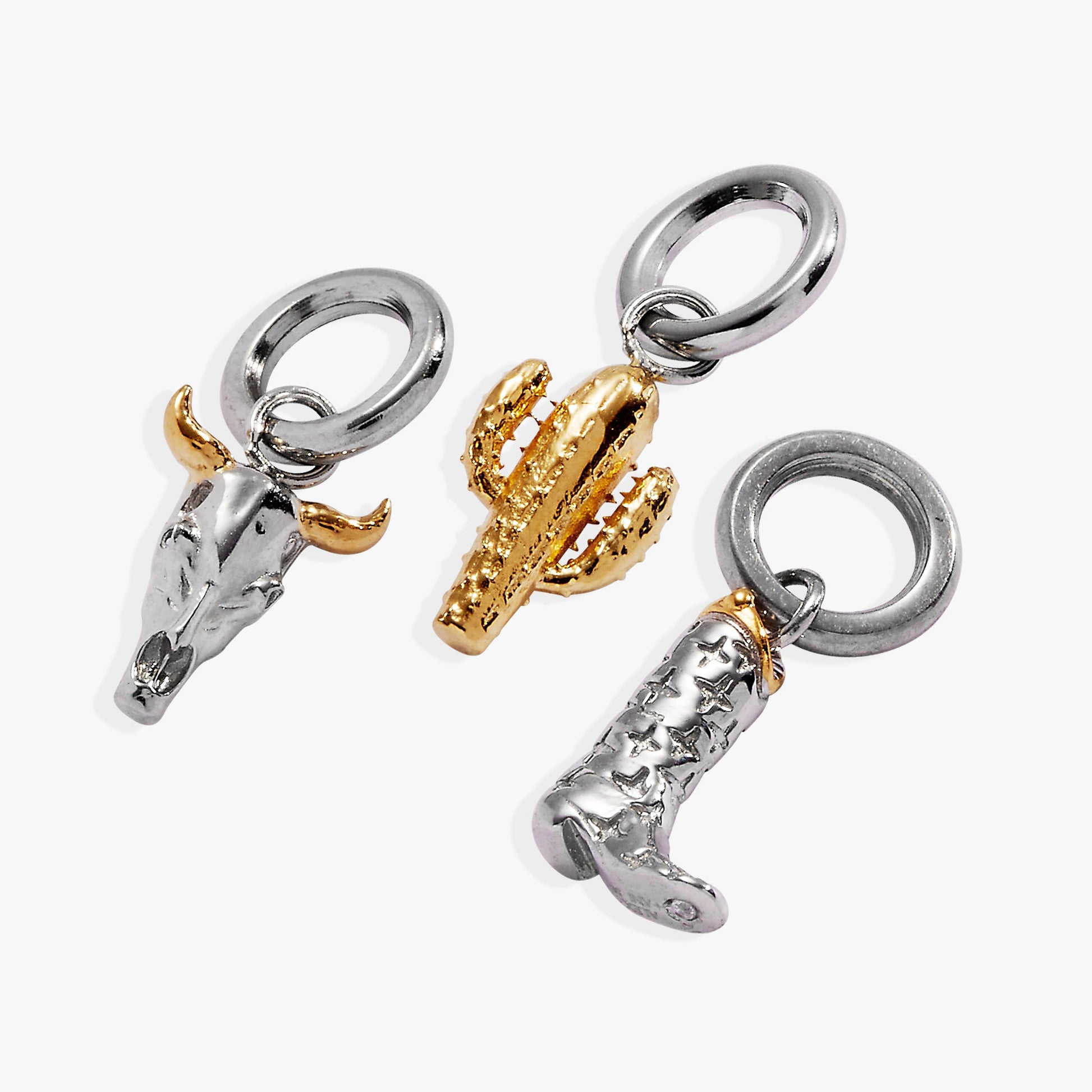Desert Vacation Mini Charm Set Two Tone - Stainless Steel