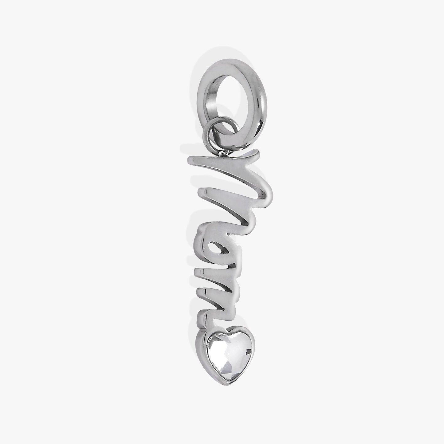 Mom' Elongated Interchangeable Charm
    
    
    
       Stainless Steel Gold