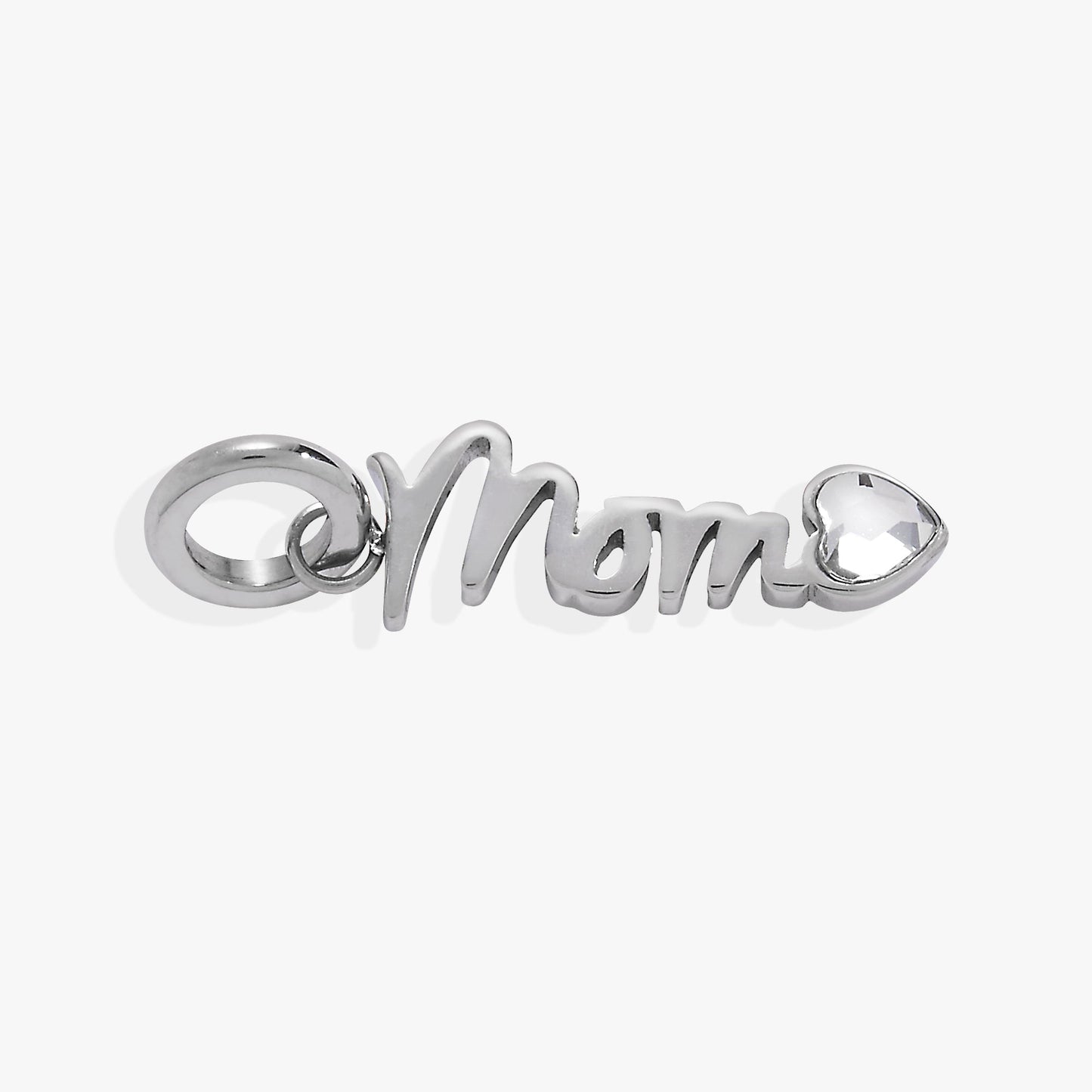 Mom' Elongated Interchangeable Charm
    
    
    
       Stainless Steel Gold