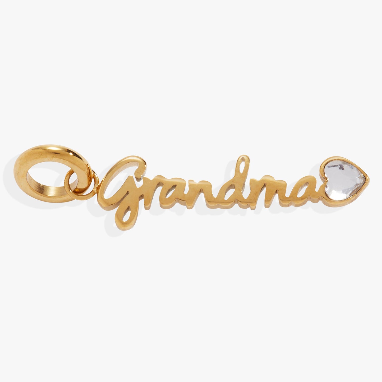 Grandma' Elongated Interchangeable Charm
    
    
    
       Stainless Steel Gold