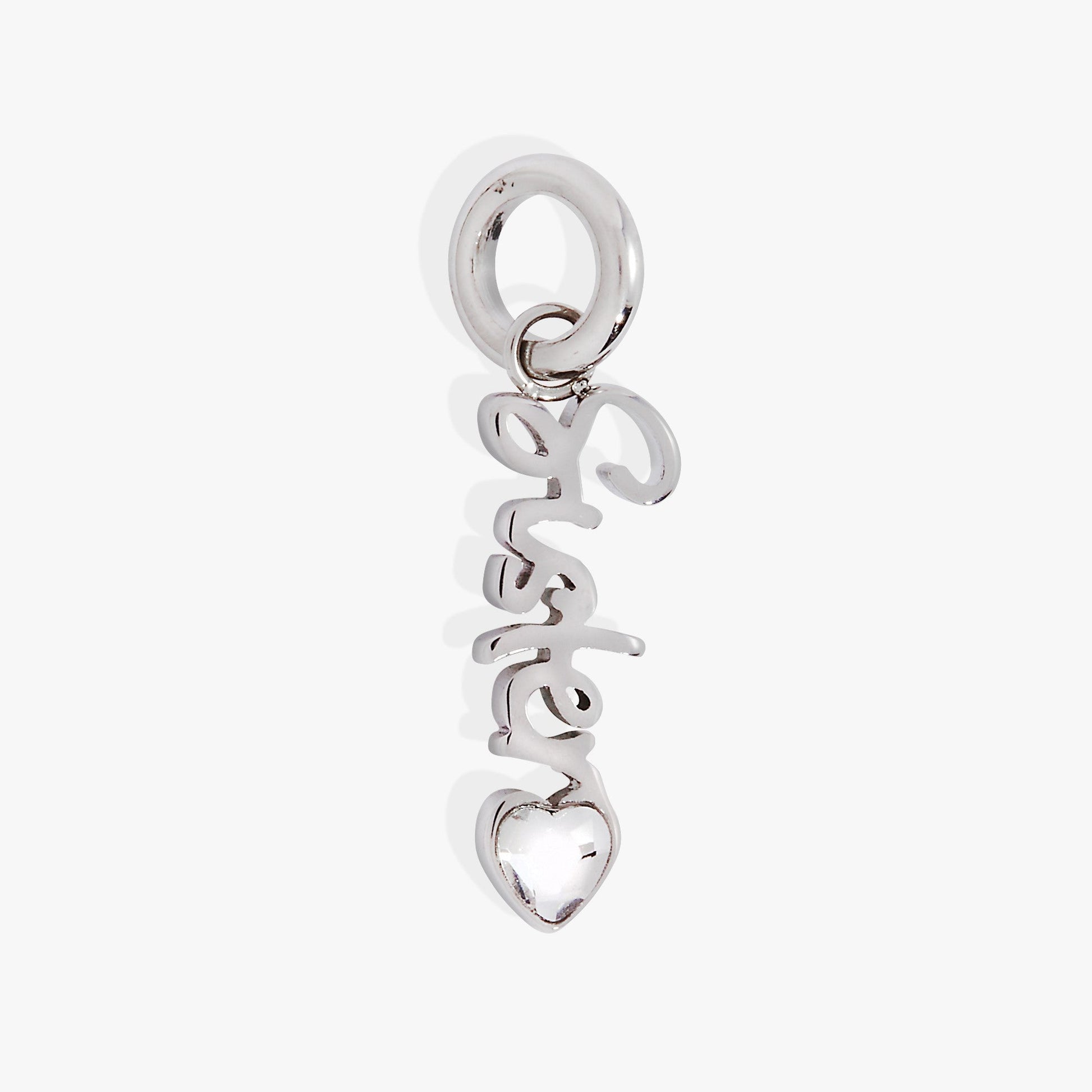 Sister' Elongated Interchangeable Charm
    
    
    
       Stainless Steel Gold
