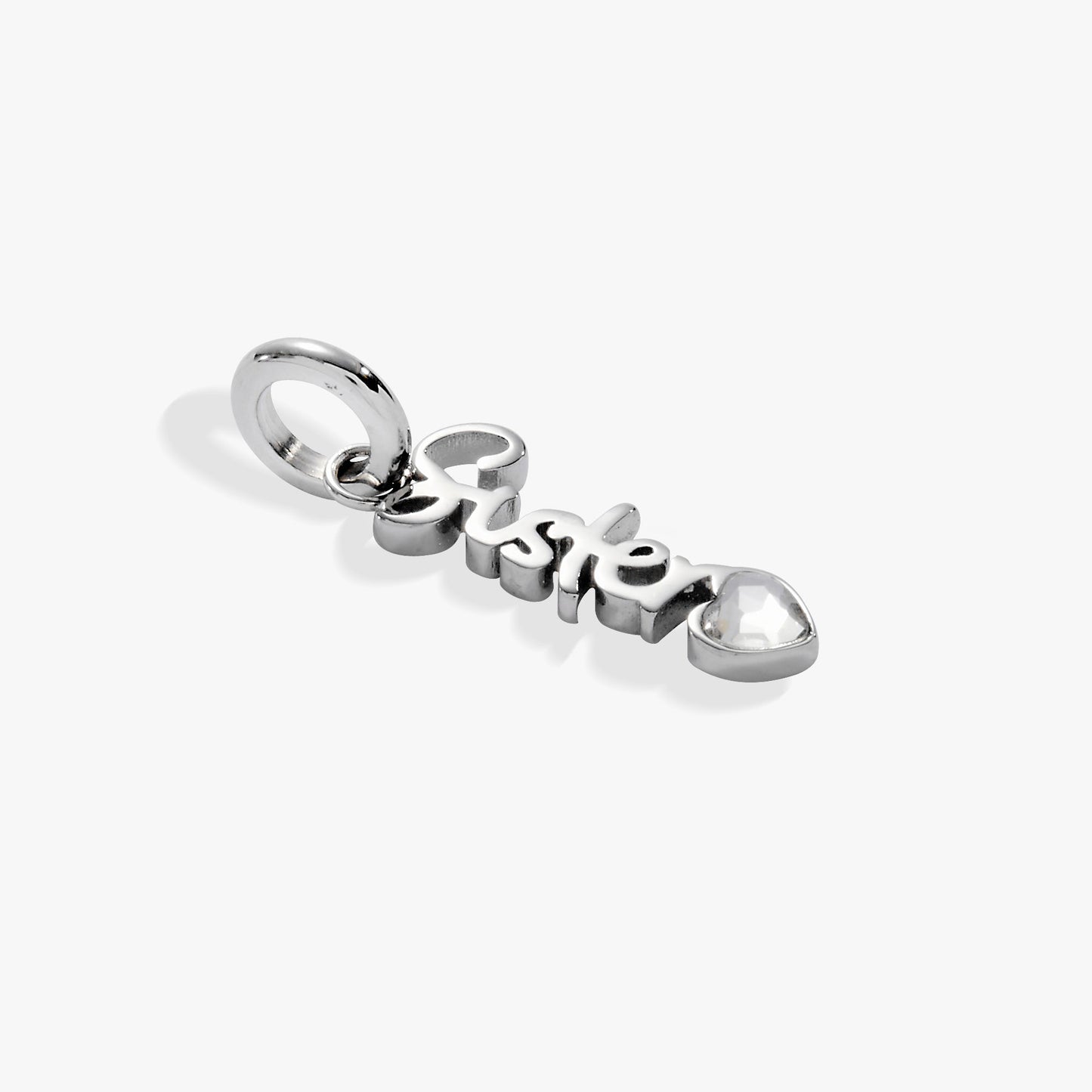 Sister' Elongated Interchangeable Charm
    
    
    
       Stainless Steel Gold