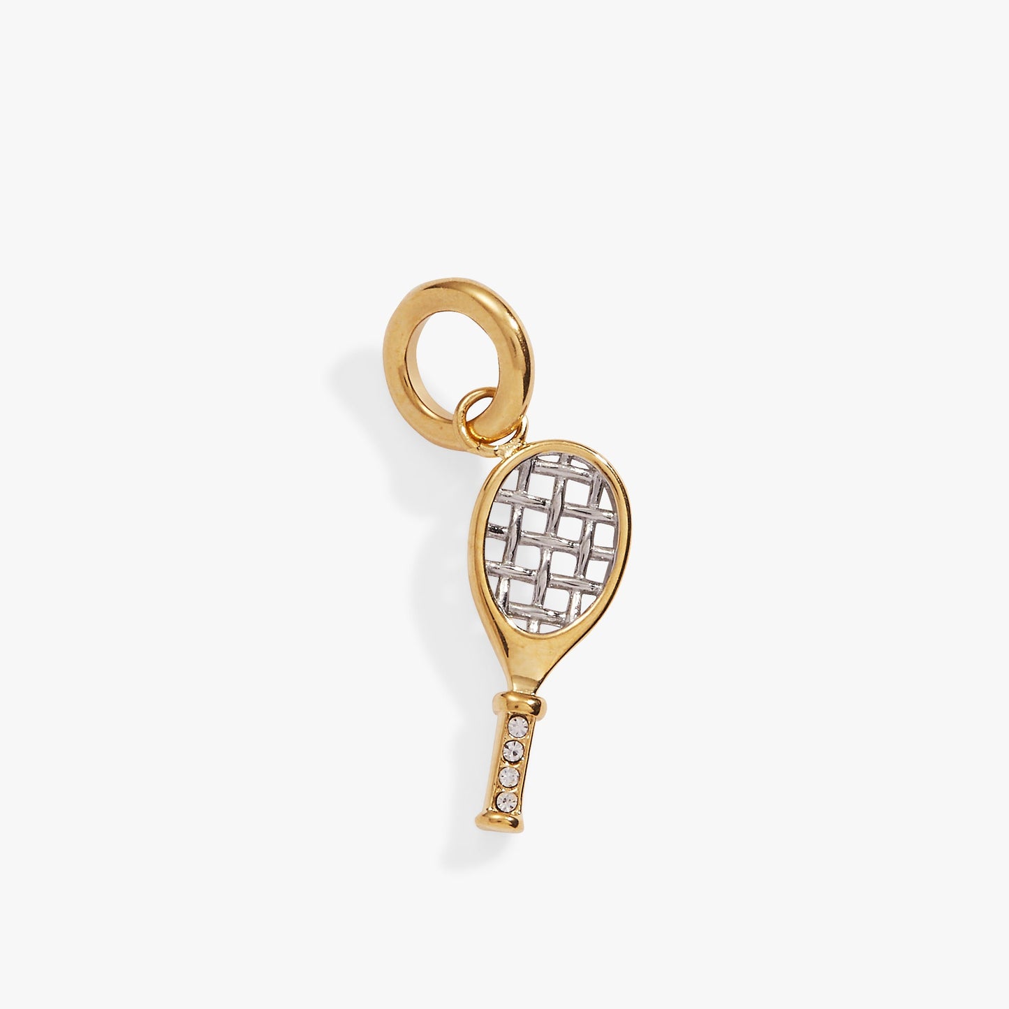Interchangeable Charms - Tennis Racket Two Tone - Stainless Steel