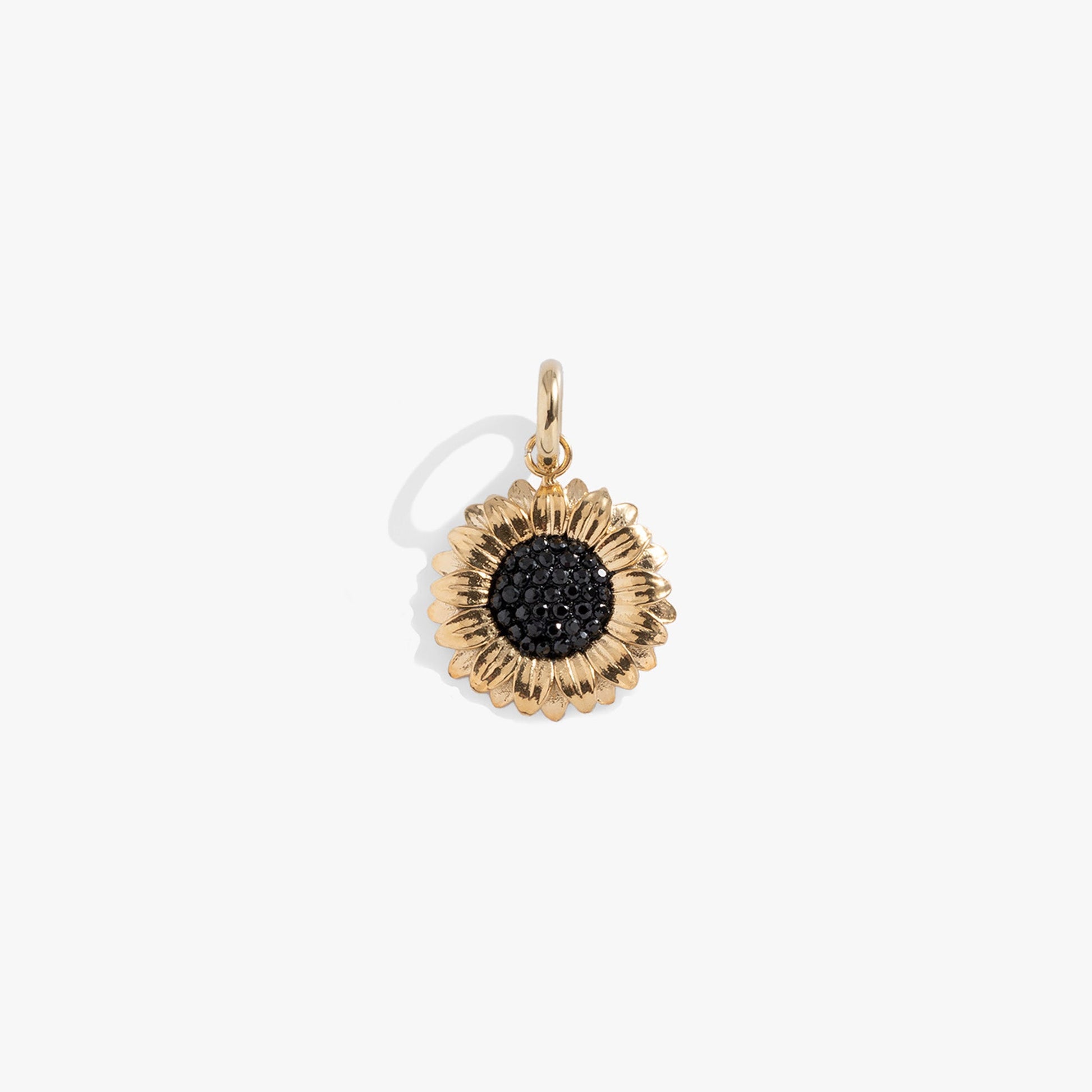 Sunflower Interchangeable Charm Two Tone - Stainless Steel