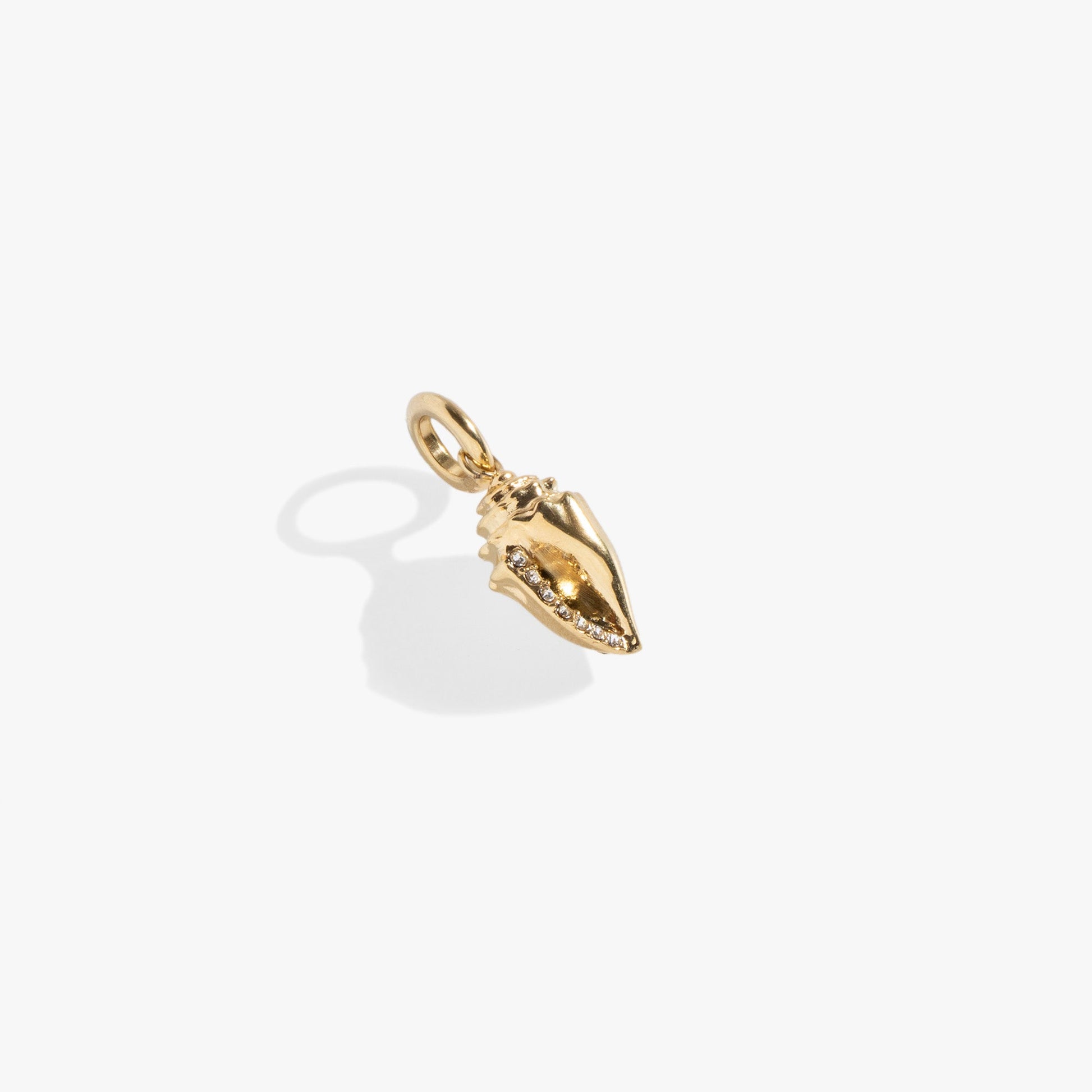 Conch Shell Interchangeable Charm Stainless Steel Gold