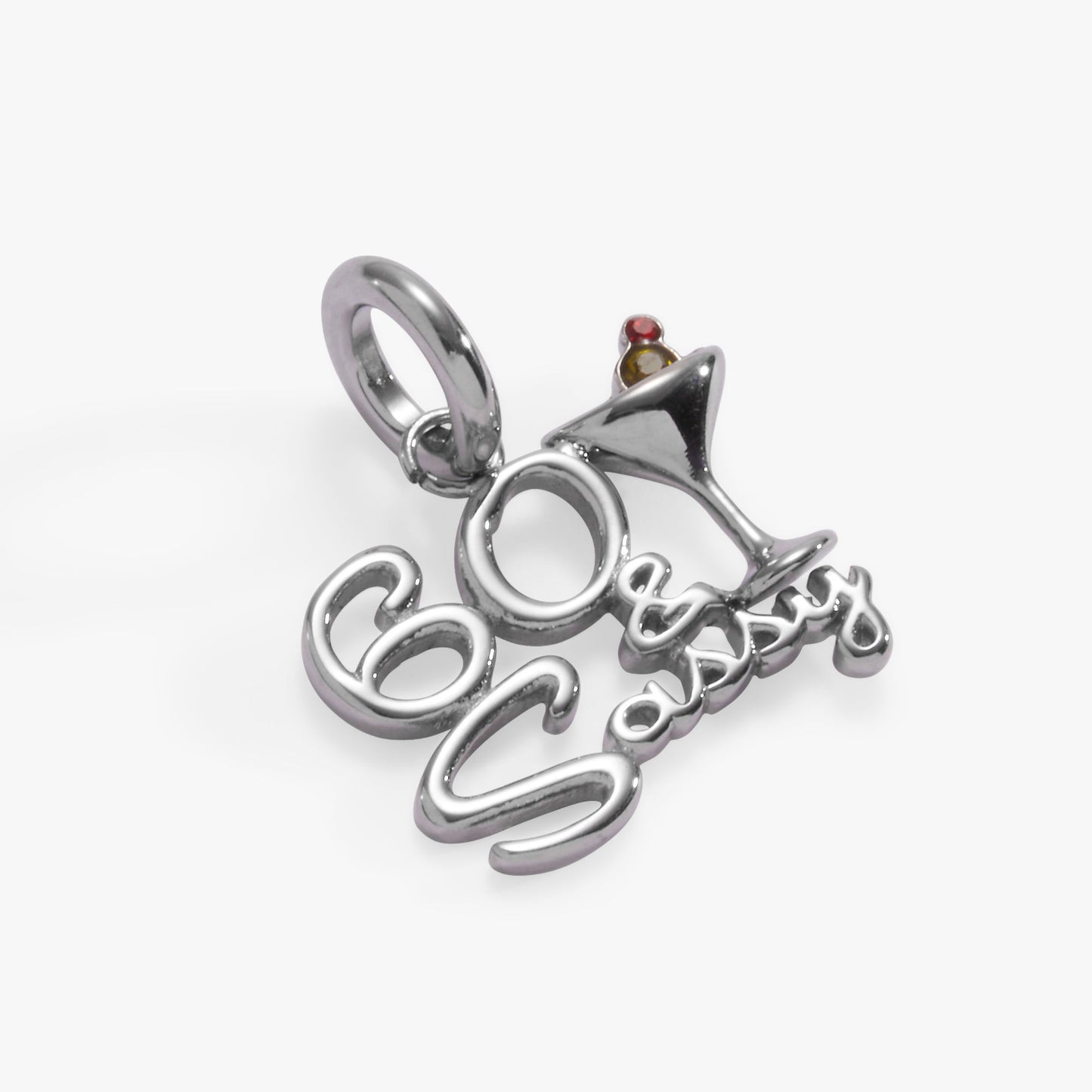 60 & Sassy Charm Stainless Steel Silver