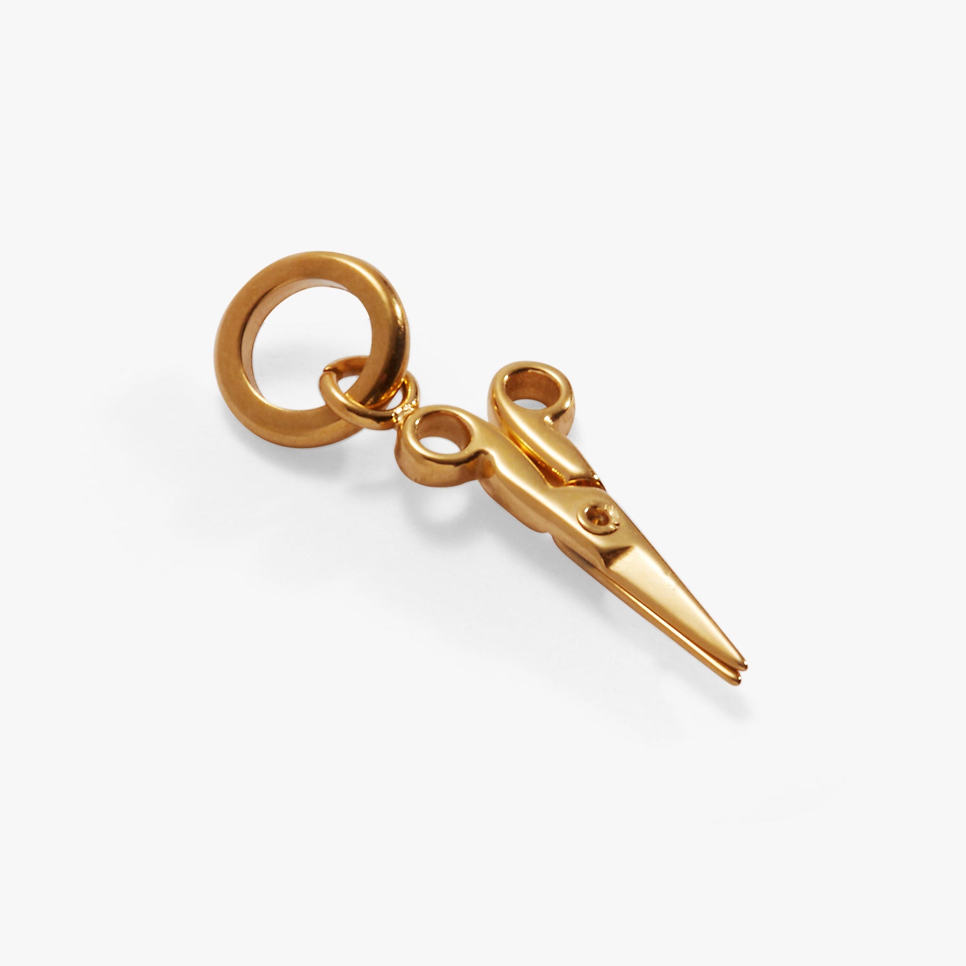 Scissors Charm Stainless Steel Gold