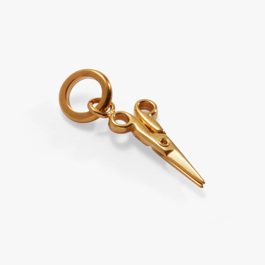 Scissors Charm Stainless Steel Gold