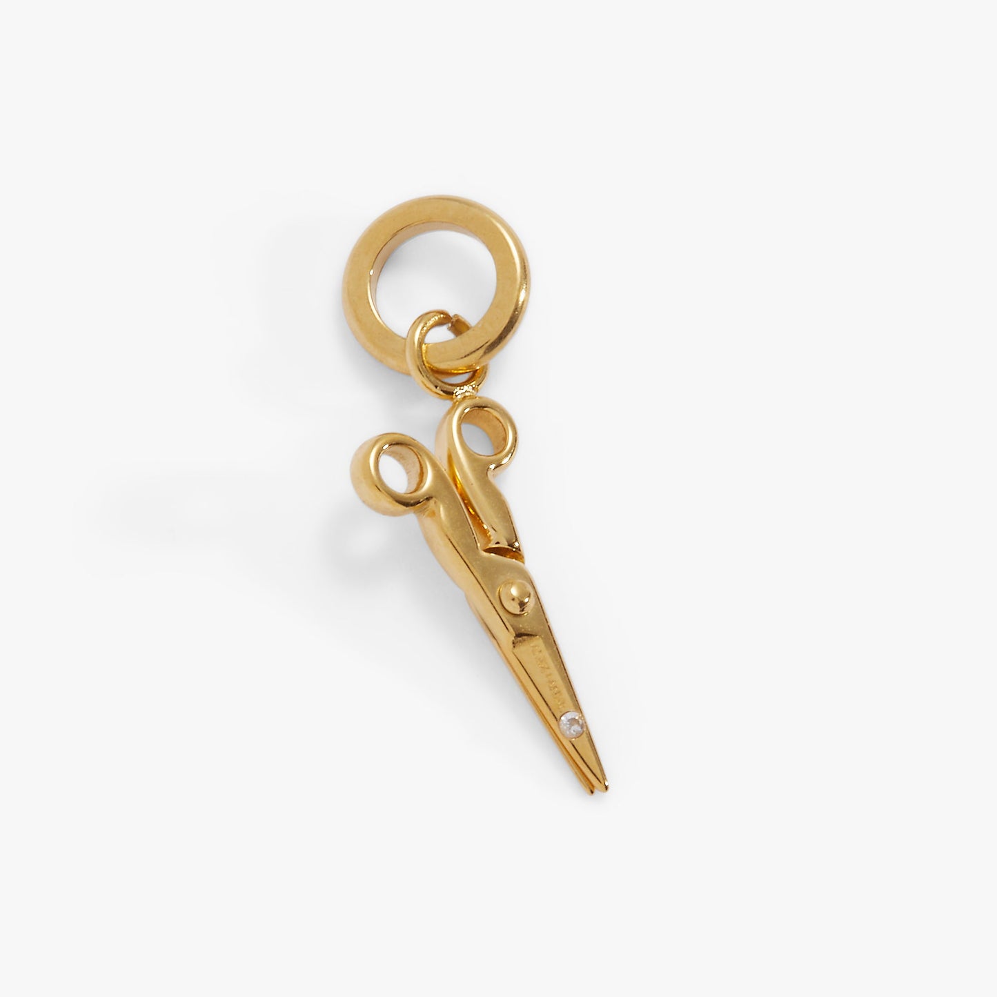Scissors Charm Stainless Steel Gold