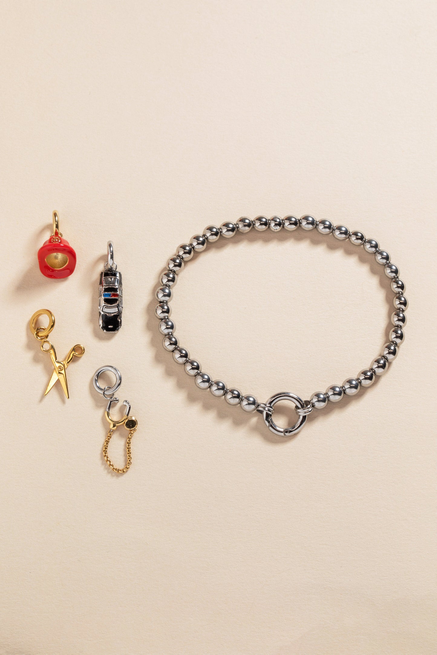 Scissors Charm Stainless Steel Gold