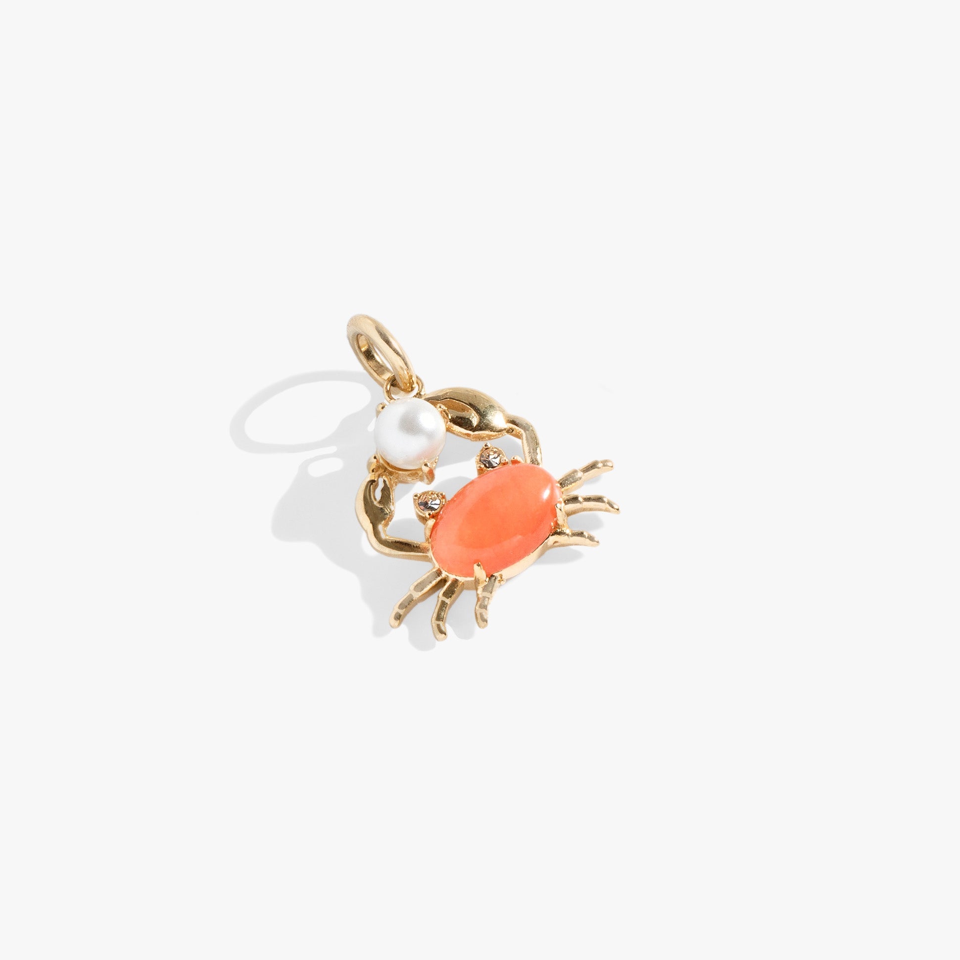 Crab Interchangeable Charm Stainless Steel Gold