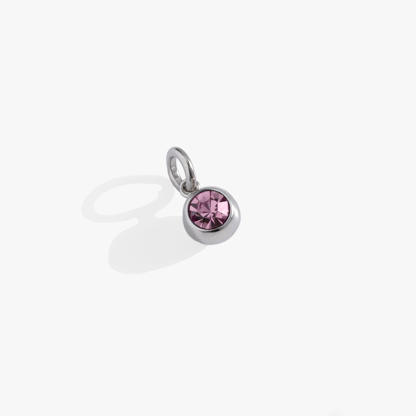 June Birthstone Interchangeable Charm Stainless Steel Gold