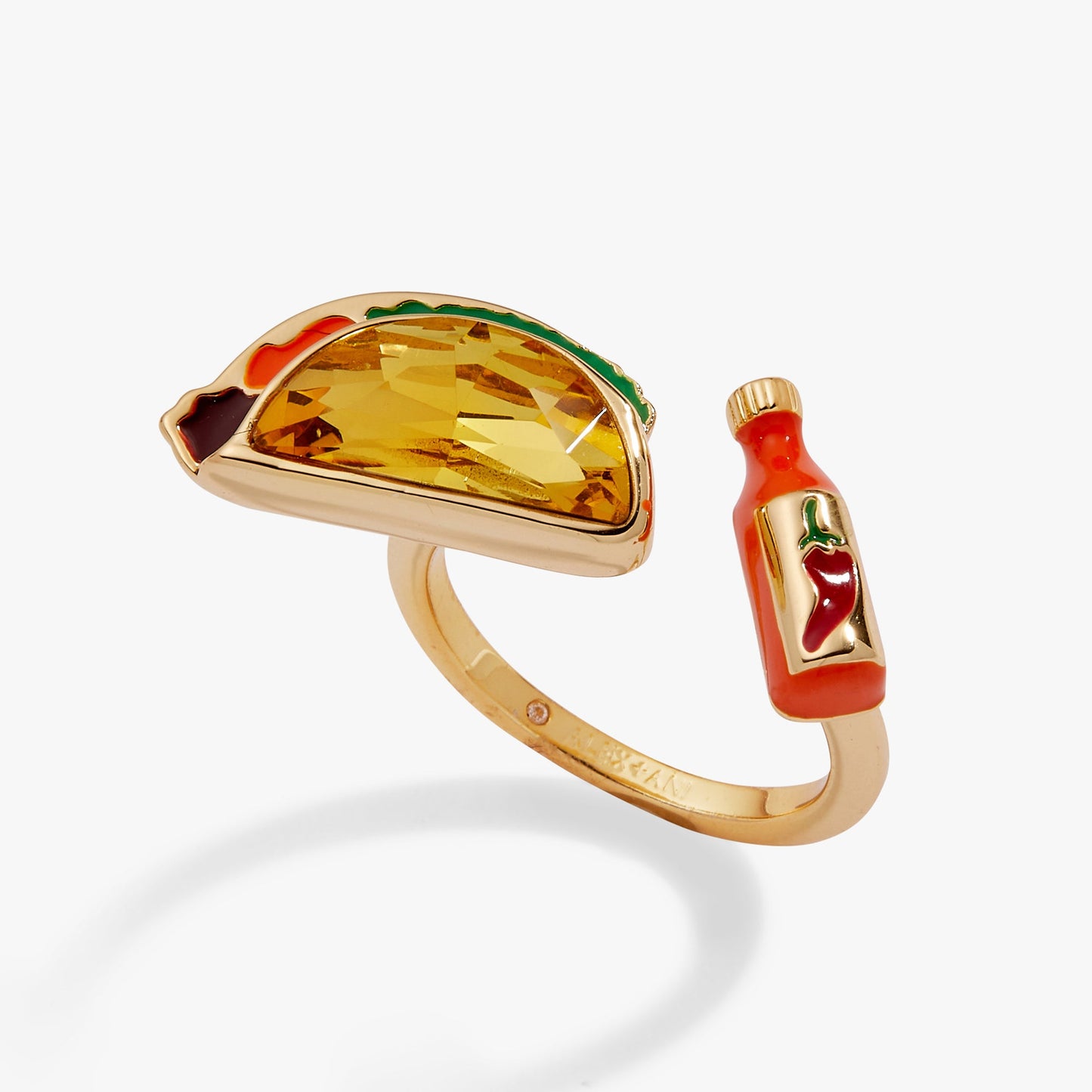 Taco Open Ring Gold