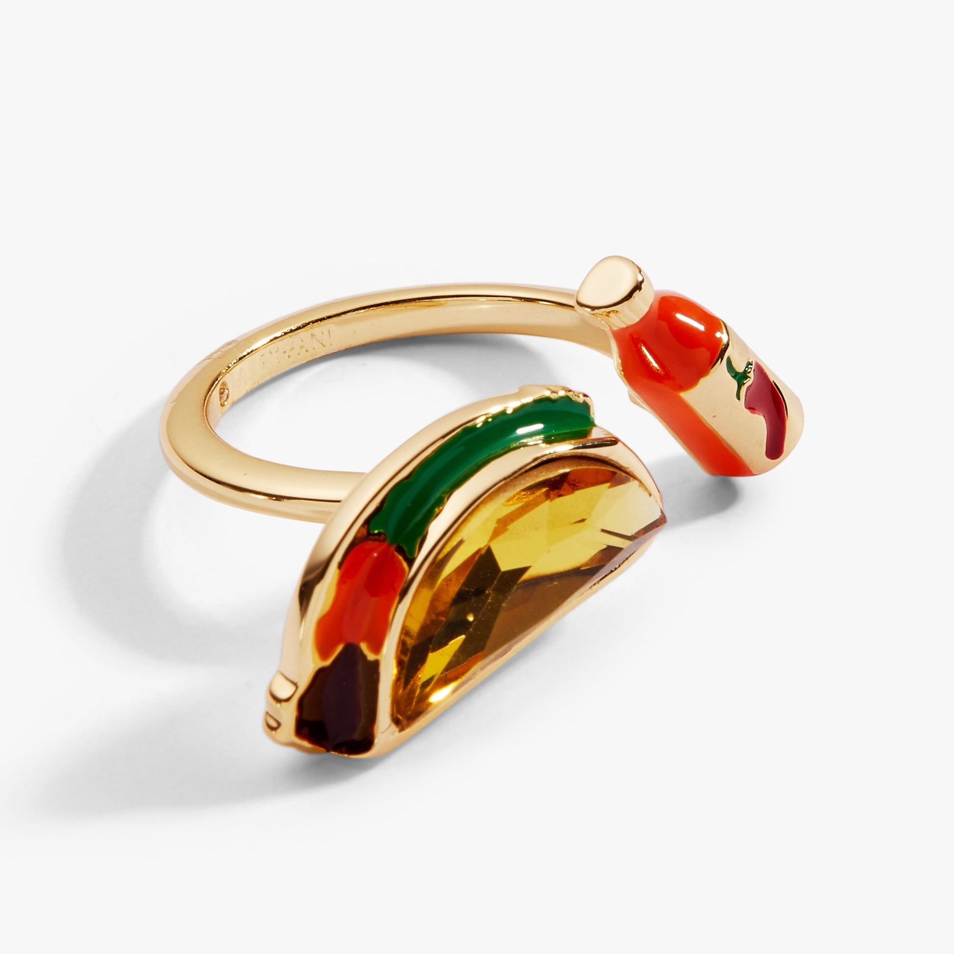 Taco Open Ring Gold