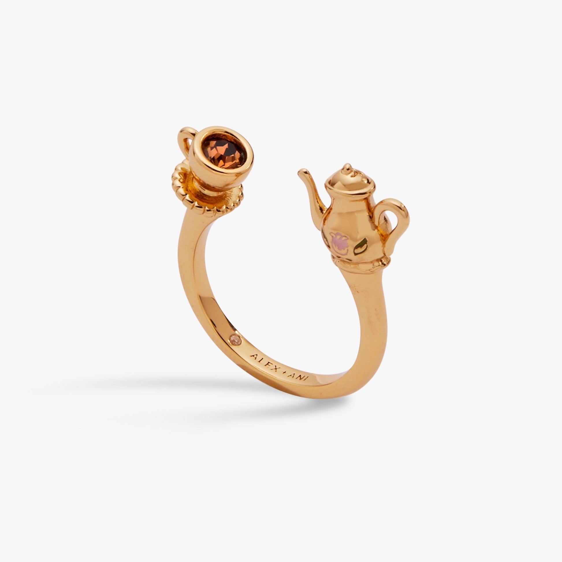 Tea Party Open Ring Gold