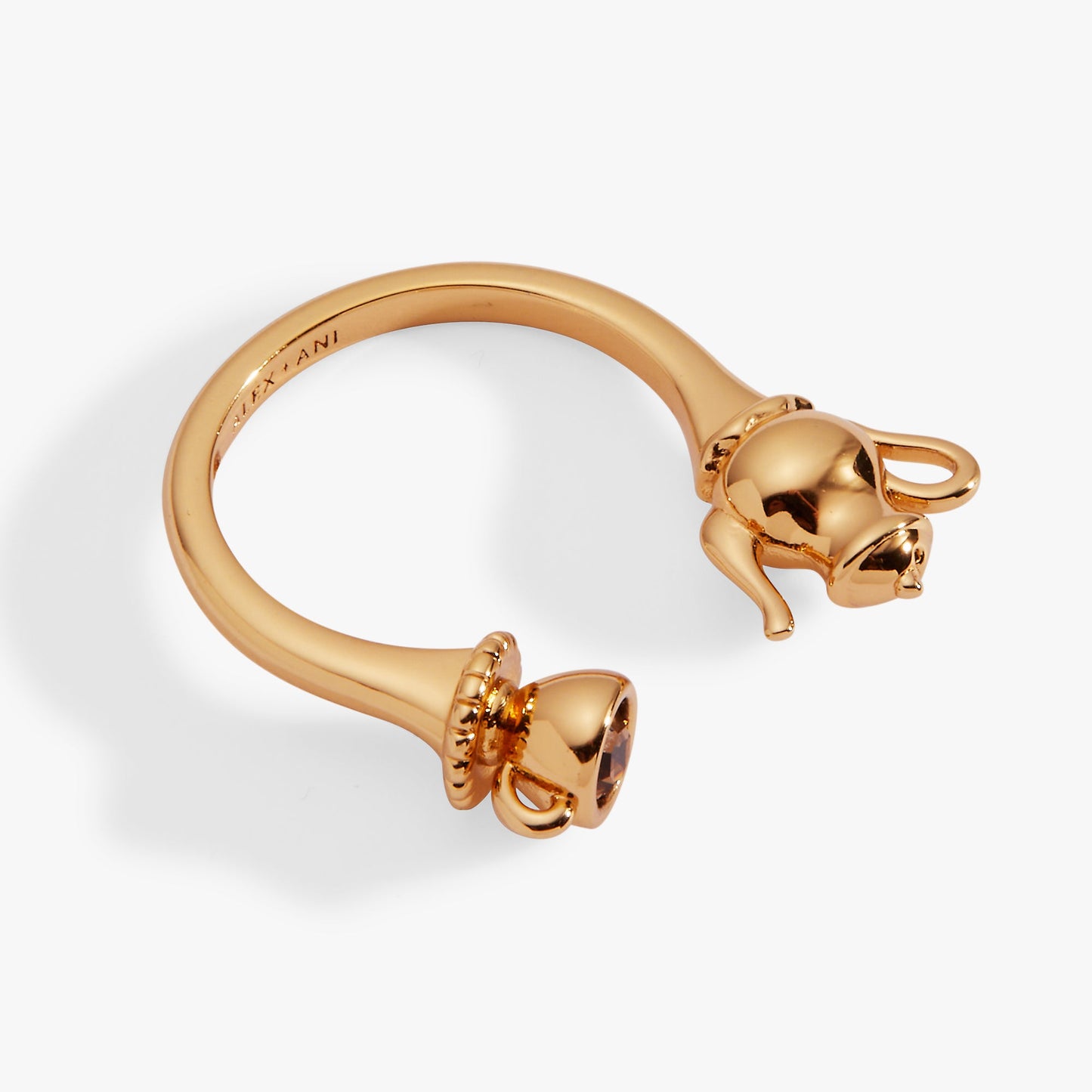Tea Party Open Ring Gold