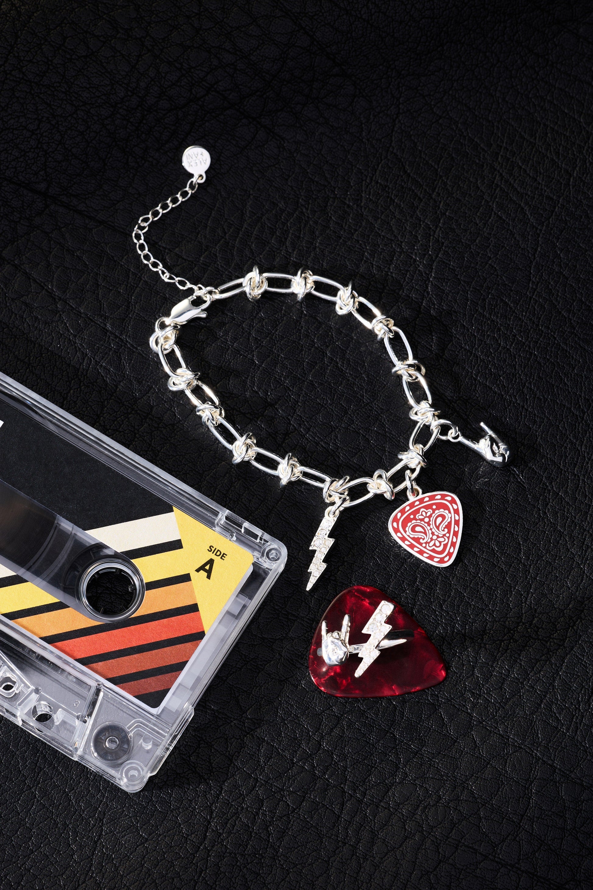 80s Rock Star Open Ring Silver