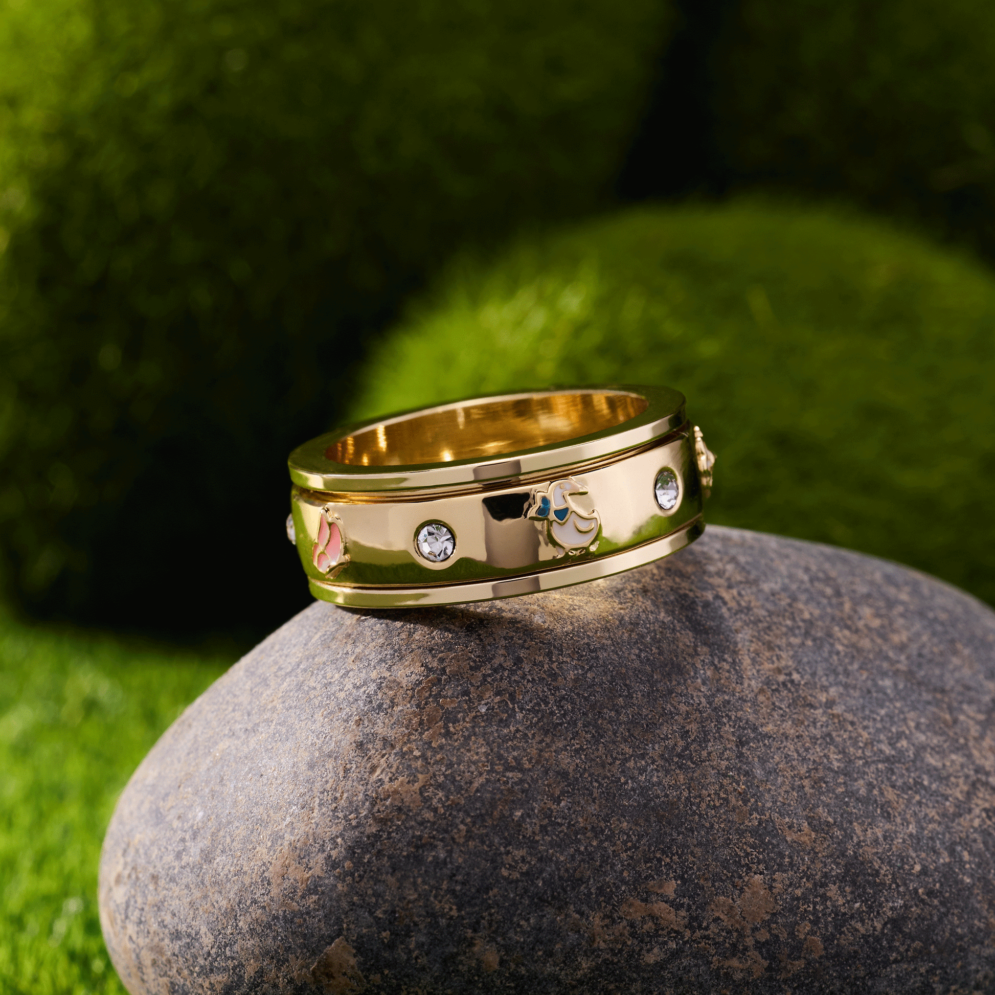 Garden Party Fidget Ring Gold