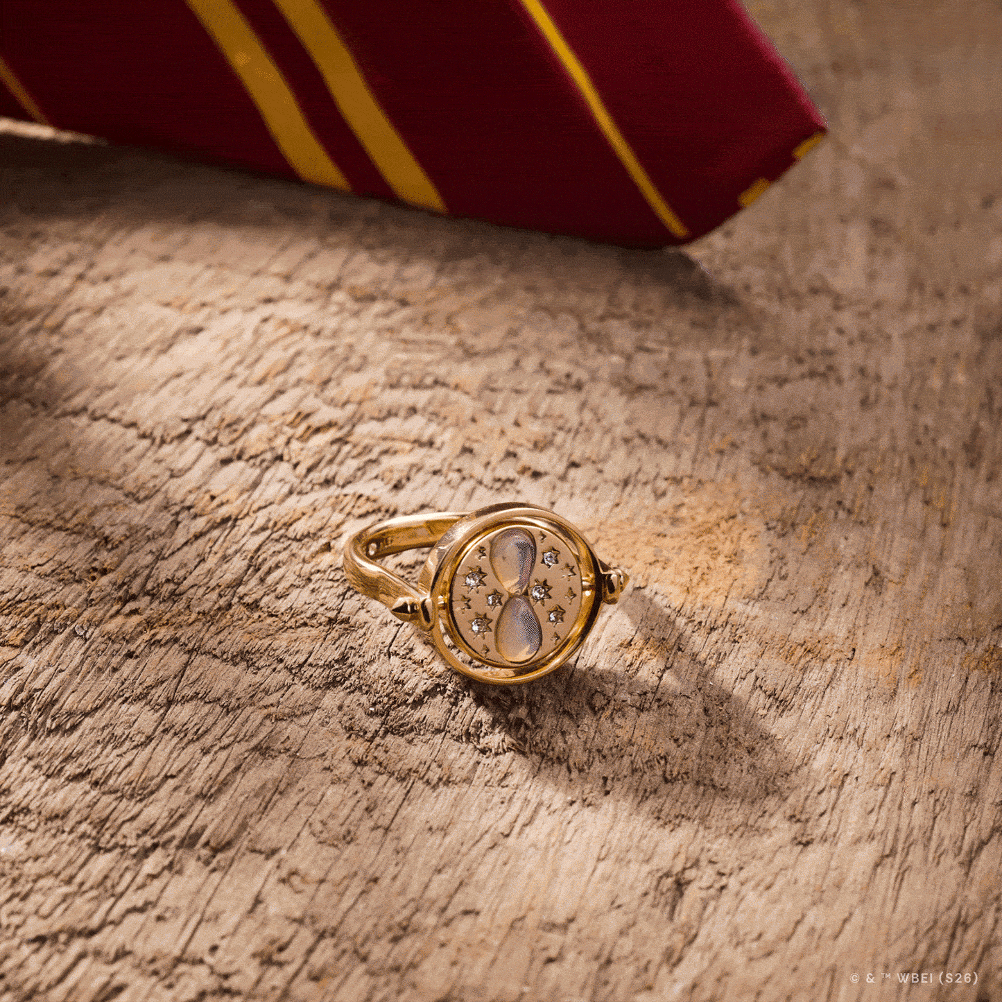 Harry Potter™ Time Turner Flip Ring Gold