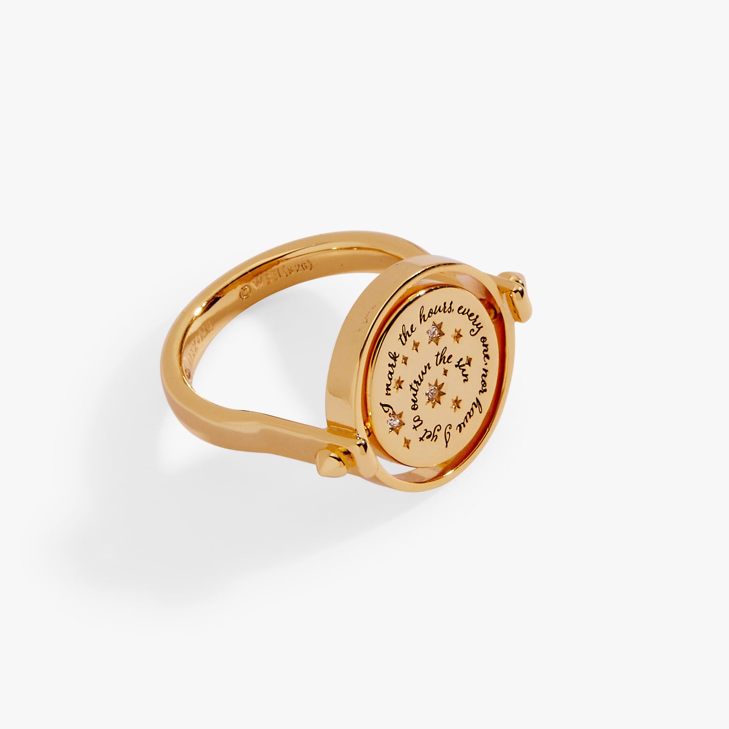 Harry Potter™ Time Turner Flip Ring Gold