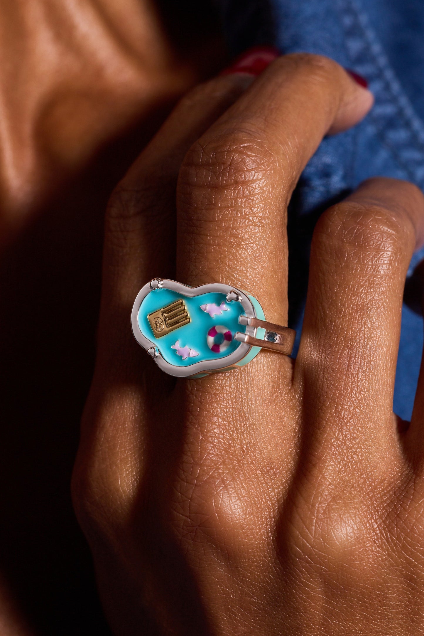 Polly Pocket™ Limited Edition Pool Party Ring Silver