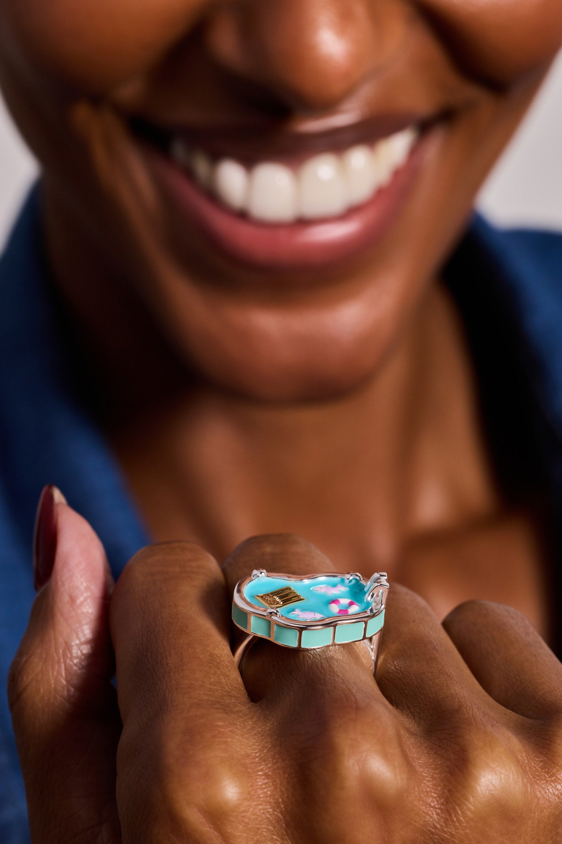 Polly Pocket™ Limited Edition Pool Party Ring Silver