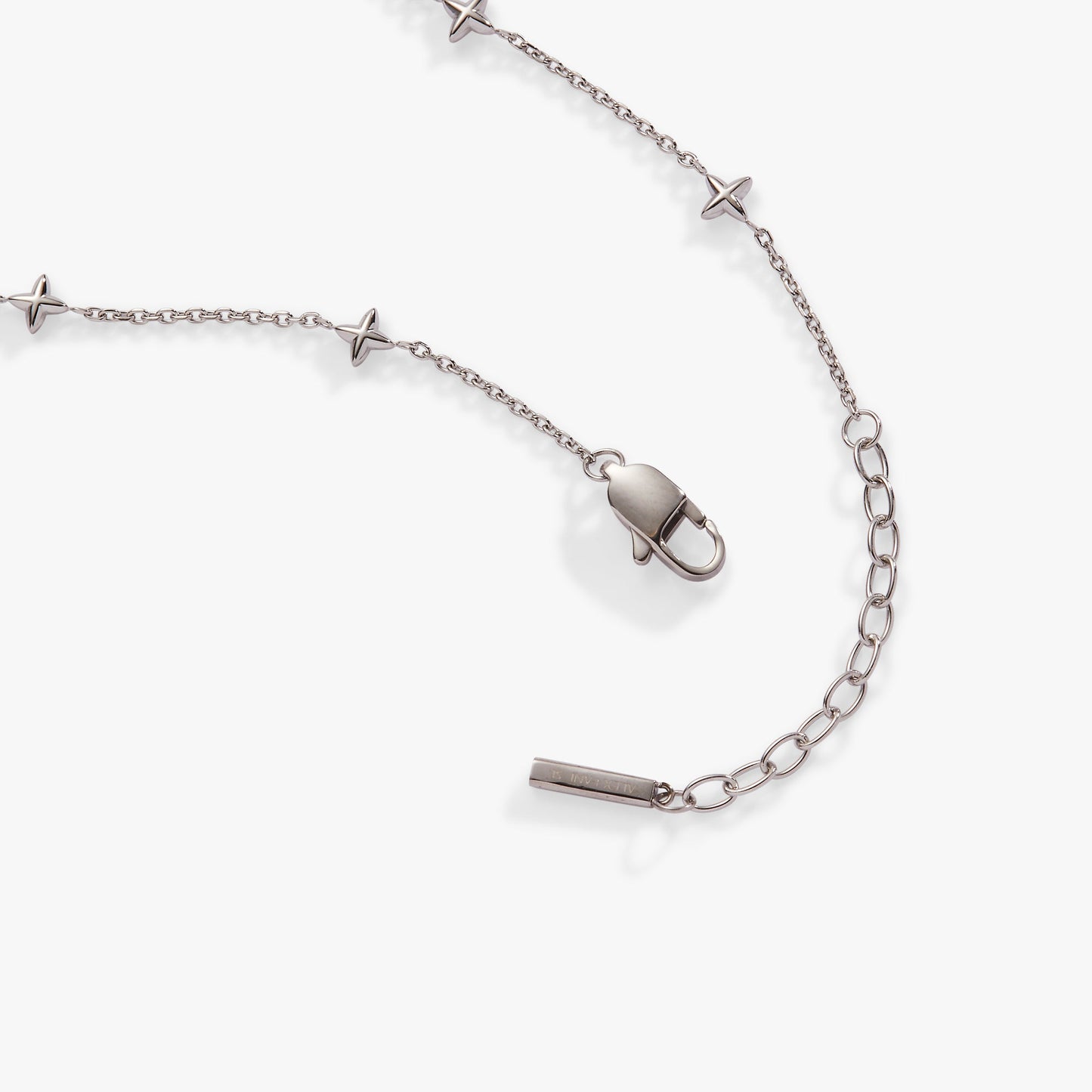 Logo Star Chain Anklet Stainless Steel Silver