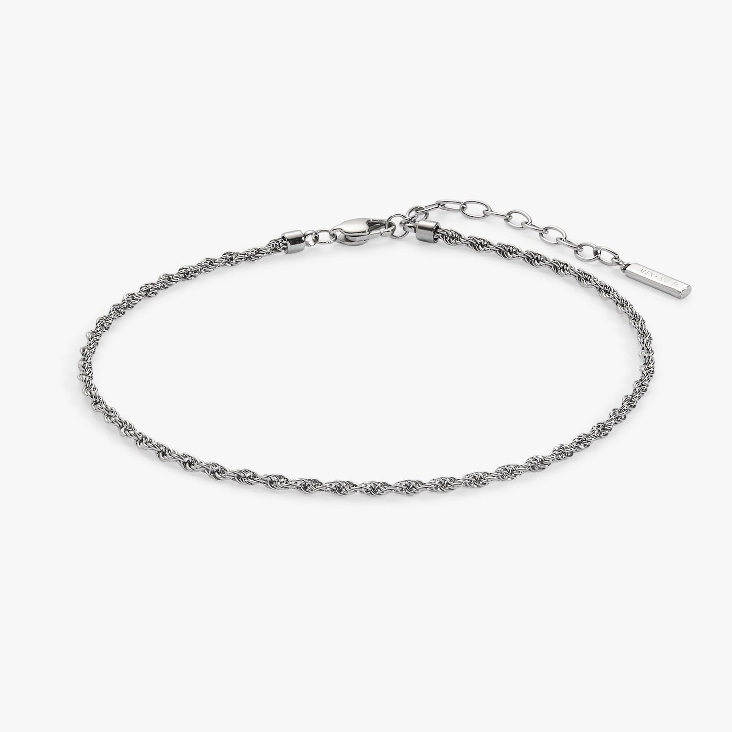 Mini Rope Chain Anklet Stainless Steel Gold