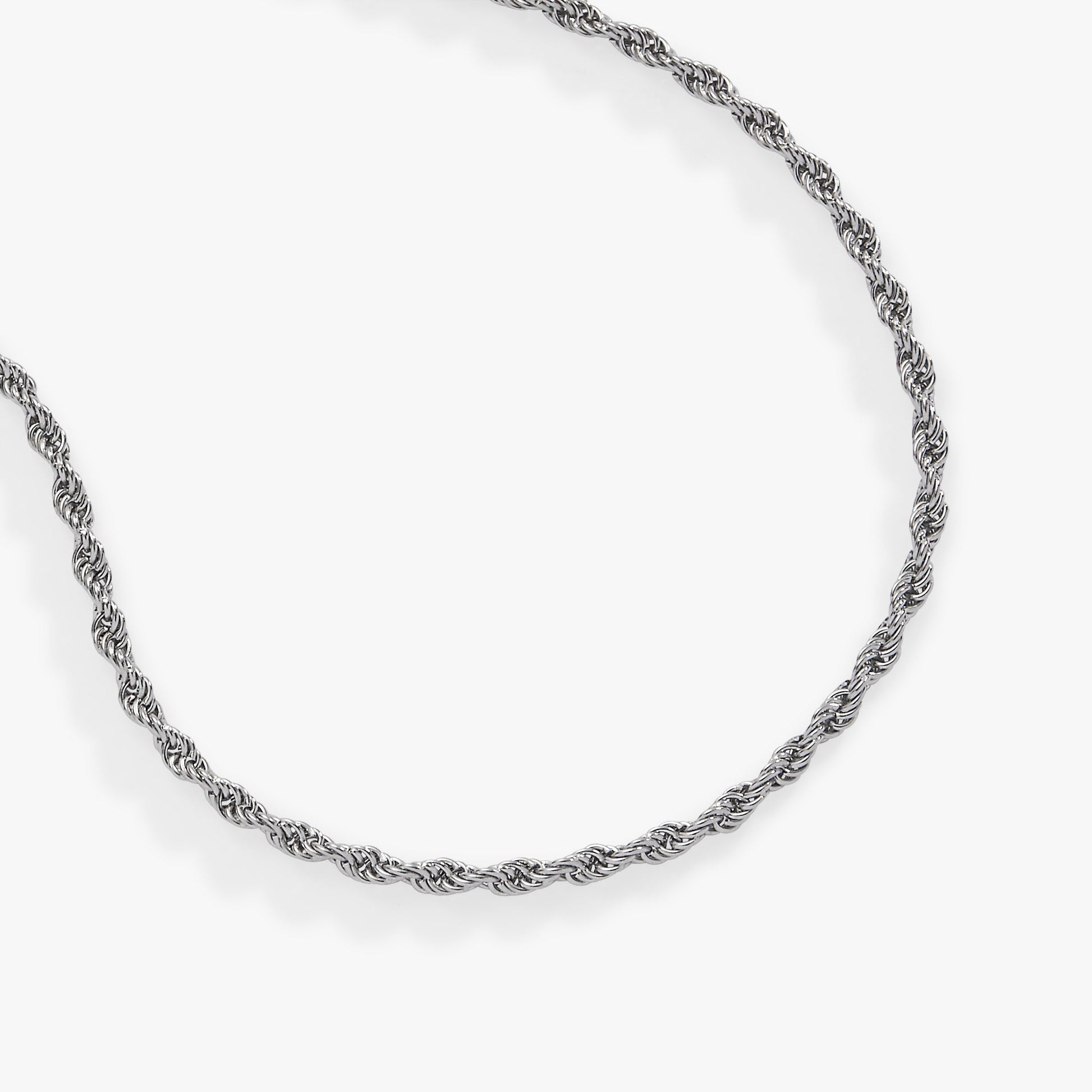 Mini Rope Chain Anklet Stainless Steel Gold